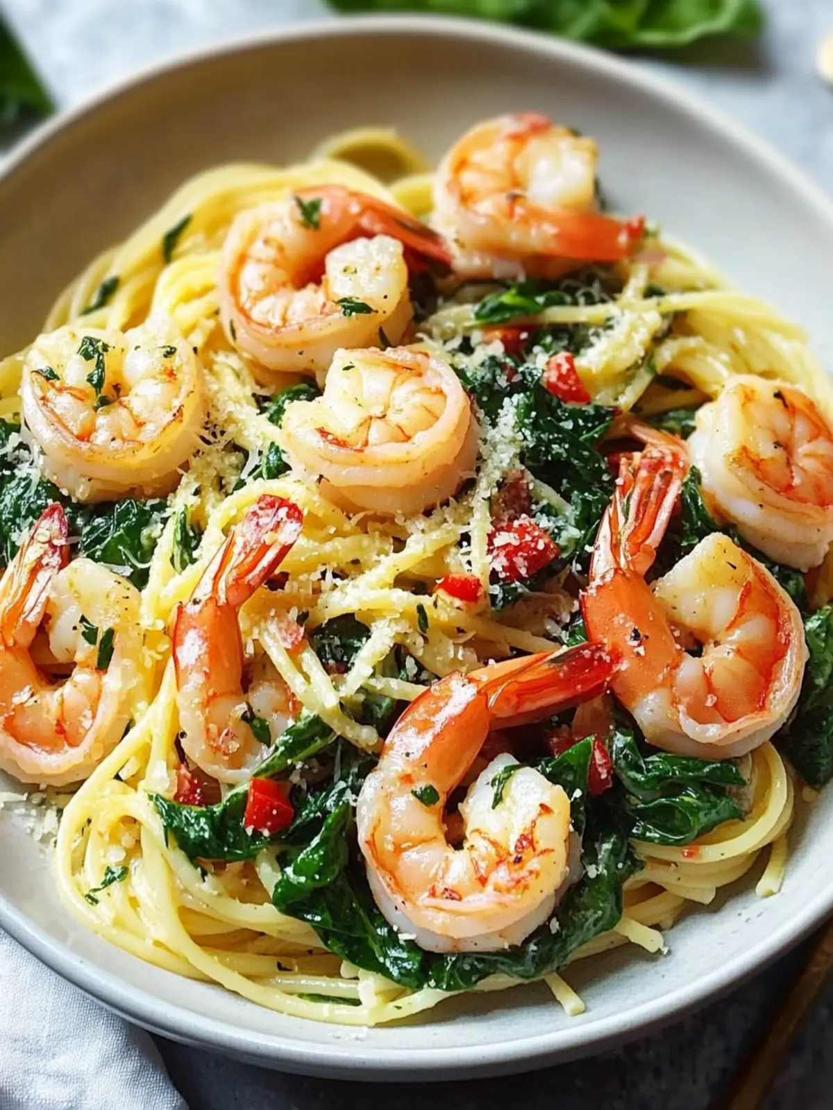 Delicious Shrimp Spinach Pasta: Your Quick Dinner Solution 4 Shrimp Spinach Pasta