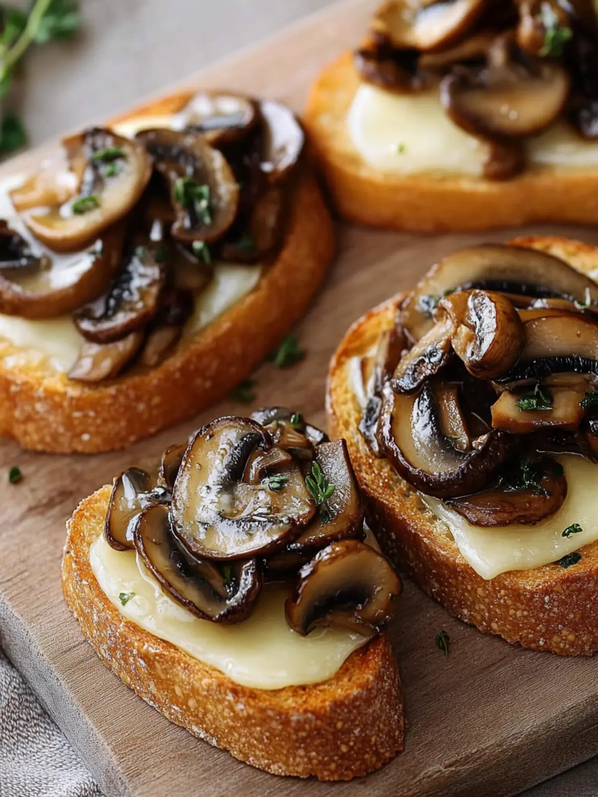 Mouthwatering Mushroom & Brie Crostini for Effortless Elegance 5 Mushroom & Brie Crostini
