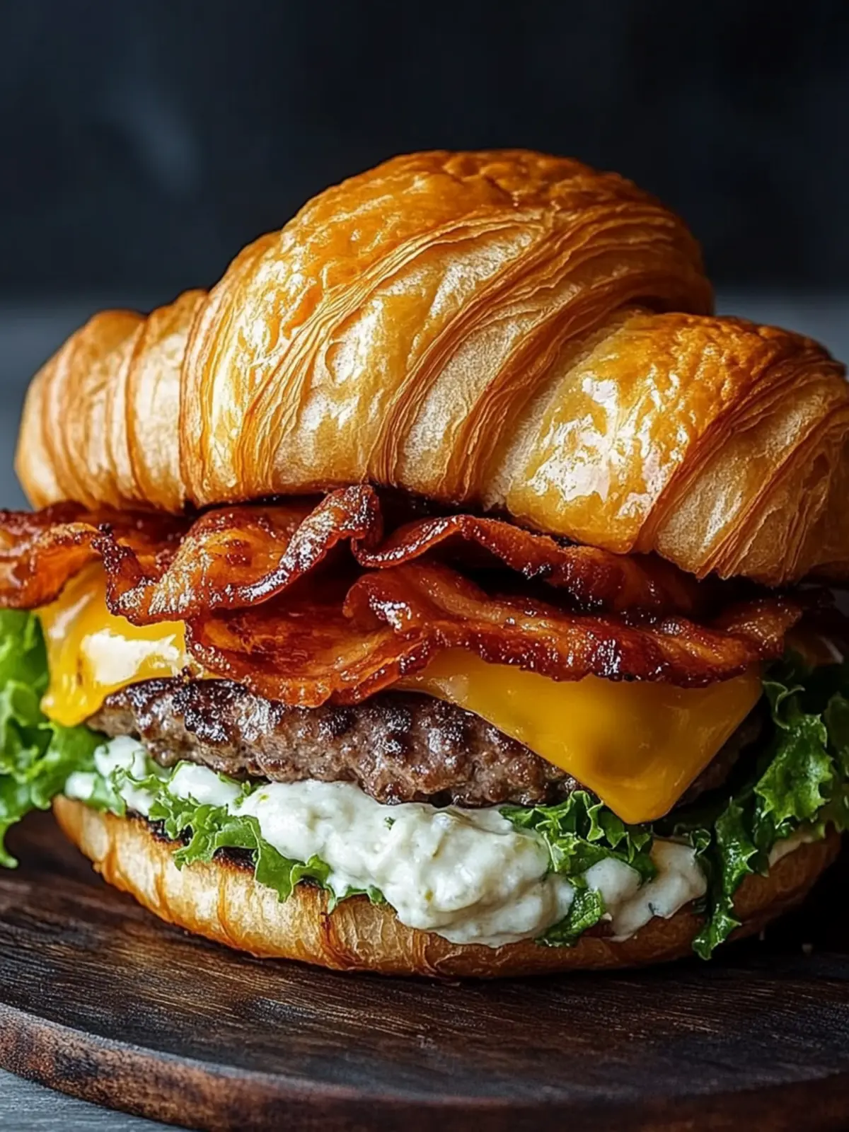 Irresistible Croissant Smash Burger Recipe for a Flavor Throwdown 5 Croissant Smash Burger