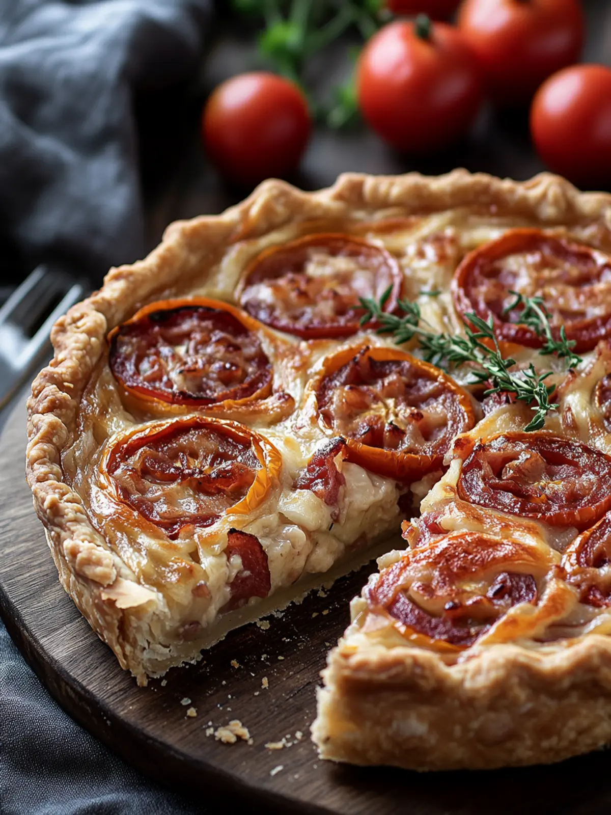 Bacon Onion Tomato Pie: A Savory Comfort Food Delight 3 Bacon Onion Tomato Pie