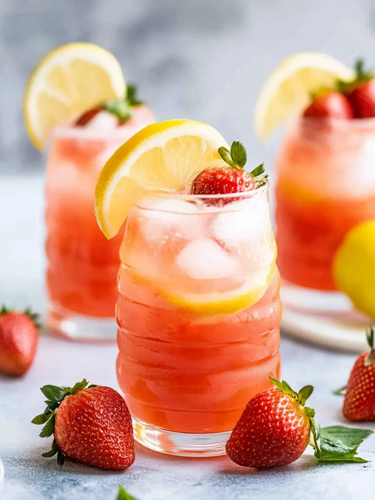Delightful Strawberry Lemonade Mocktail for Summer Joy 4 Strawberry Lemonade Mocktail