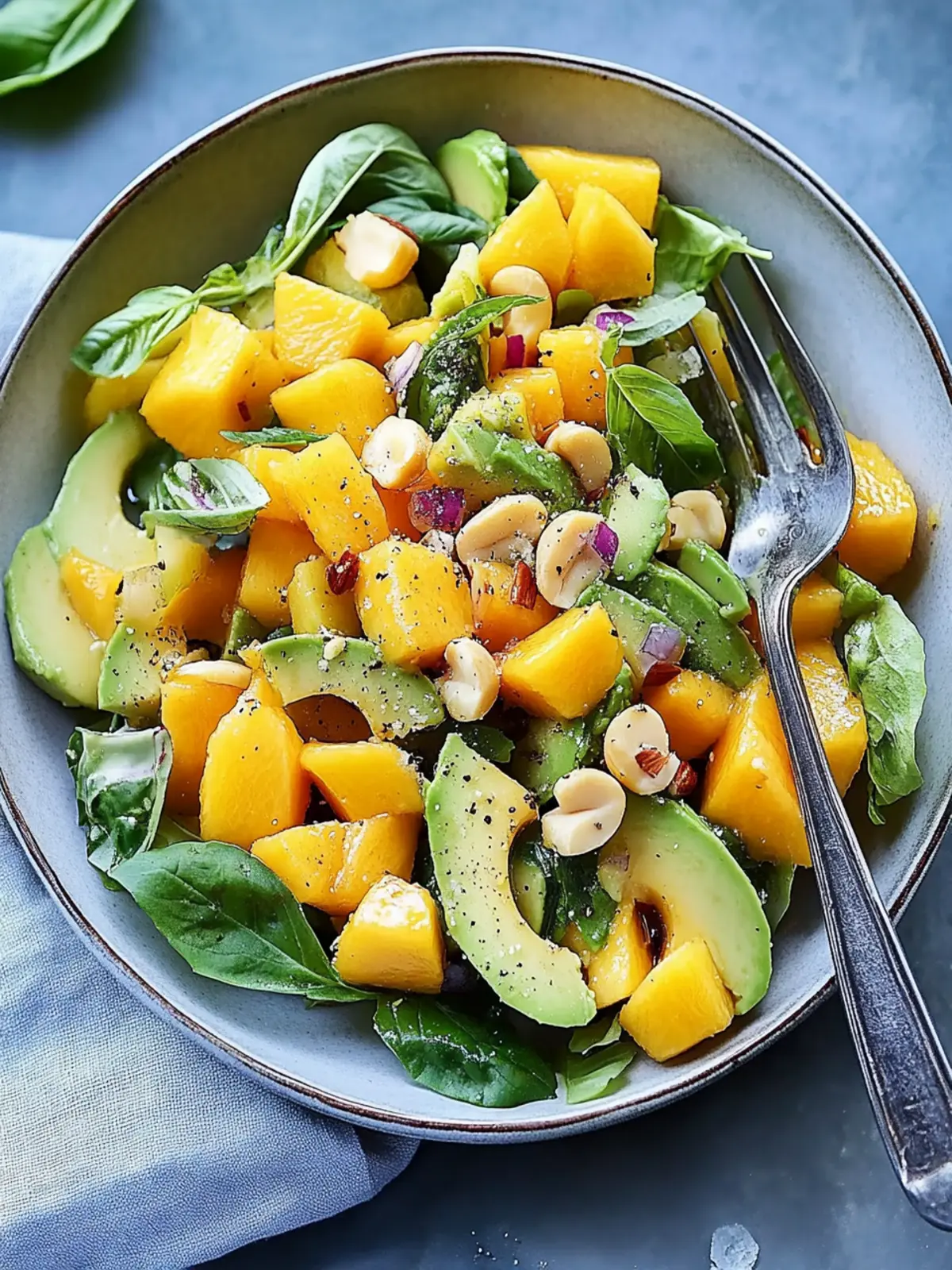 Juicy Mango, Avocado and Macadamia Salad for Summer Bliss 5 Juicy Mango, Avocado and Macadamia Salad