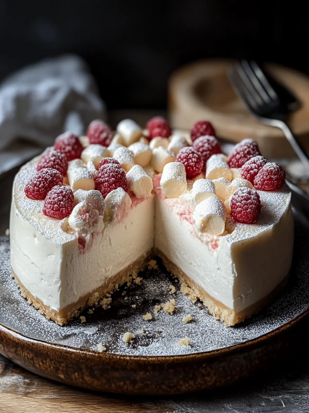 Decadent Marshmallow Cheesecake: Easy No-Bake Delight 4 Marshmallow Cheesecake