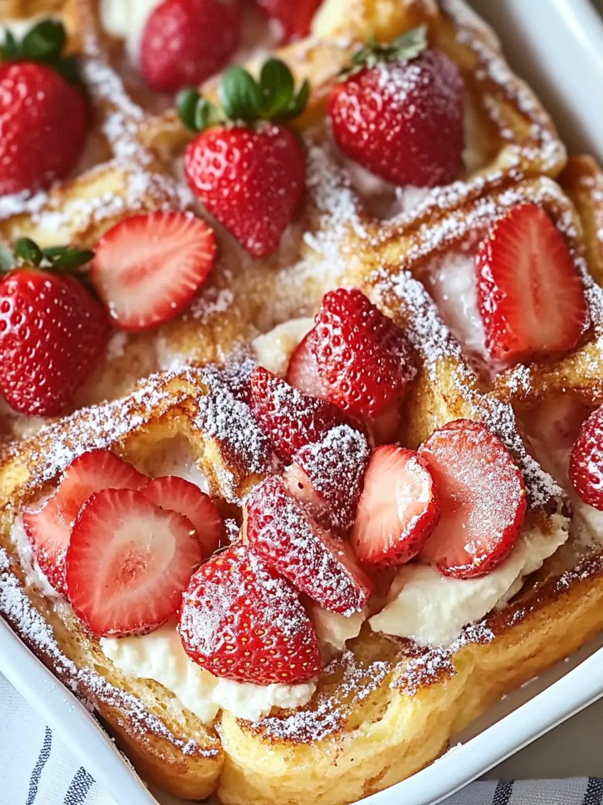 Strawberry Cream Cheese French Toast Bake for Cozy Mornings 3 Strawberry Cream Cheese French Toast Bake
