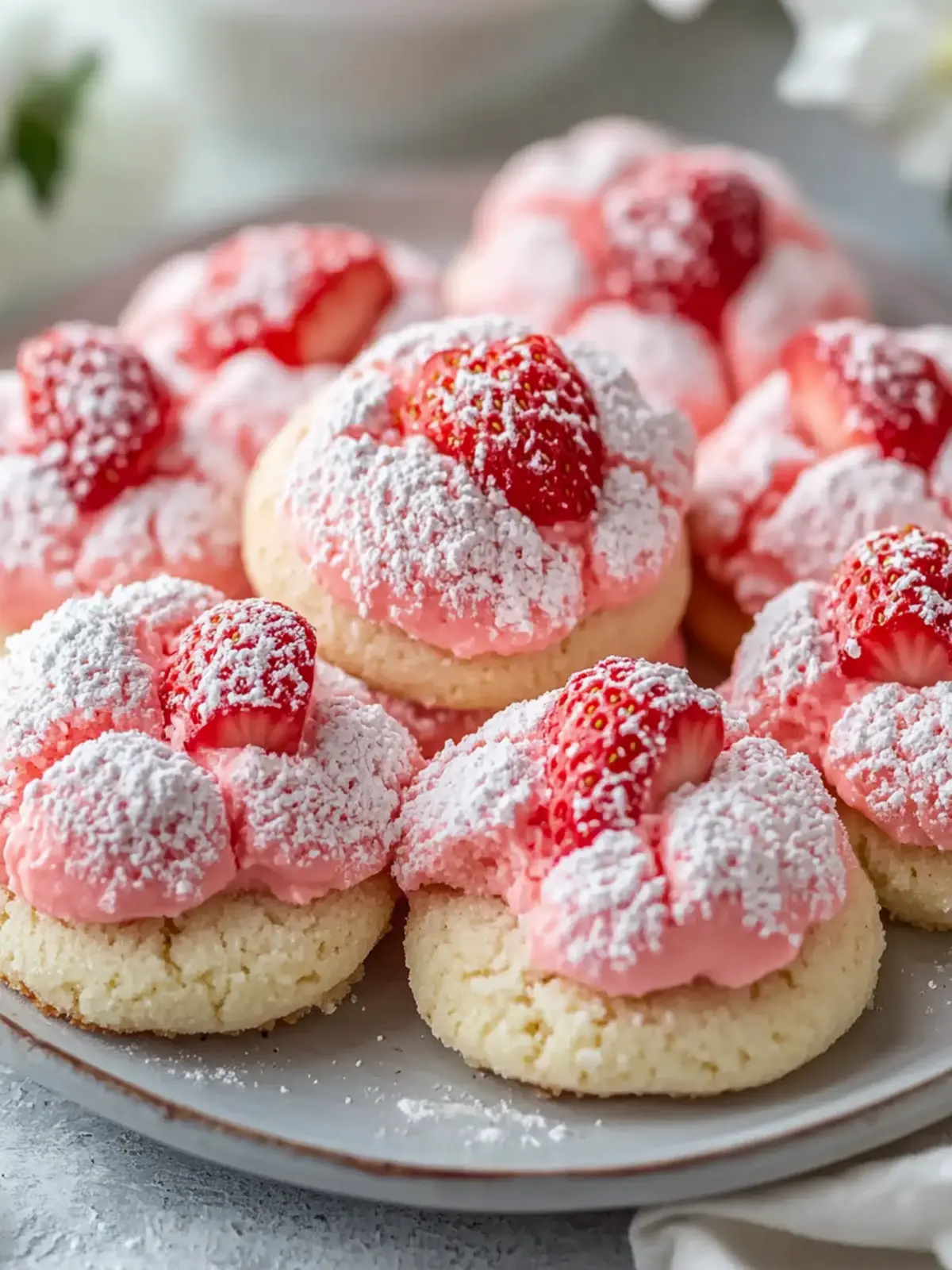 Strawberry Kiss Cookies: Sweet Bites of Nostalgic Bliss 2 Strawberry Kiss Cookies
