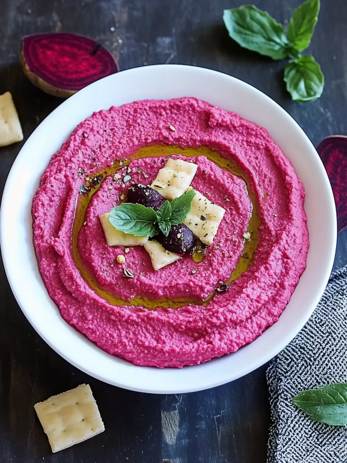 Vibrant Beetroot Hummus: A Healthy Twist for Your Party! 2 Beetroot Hummus