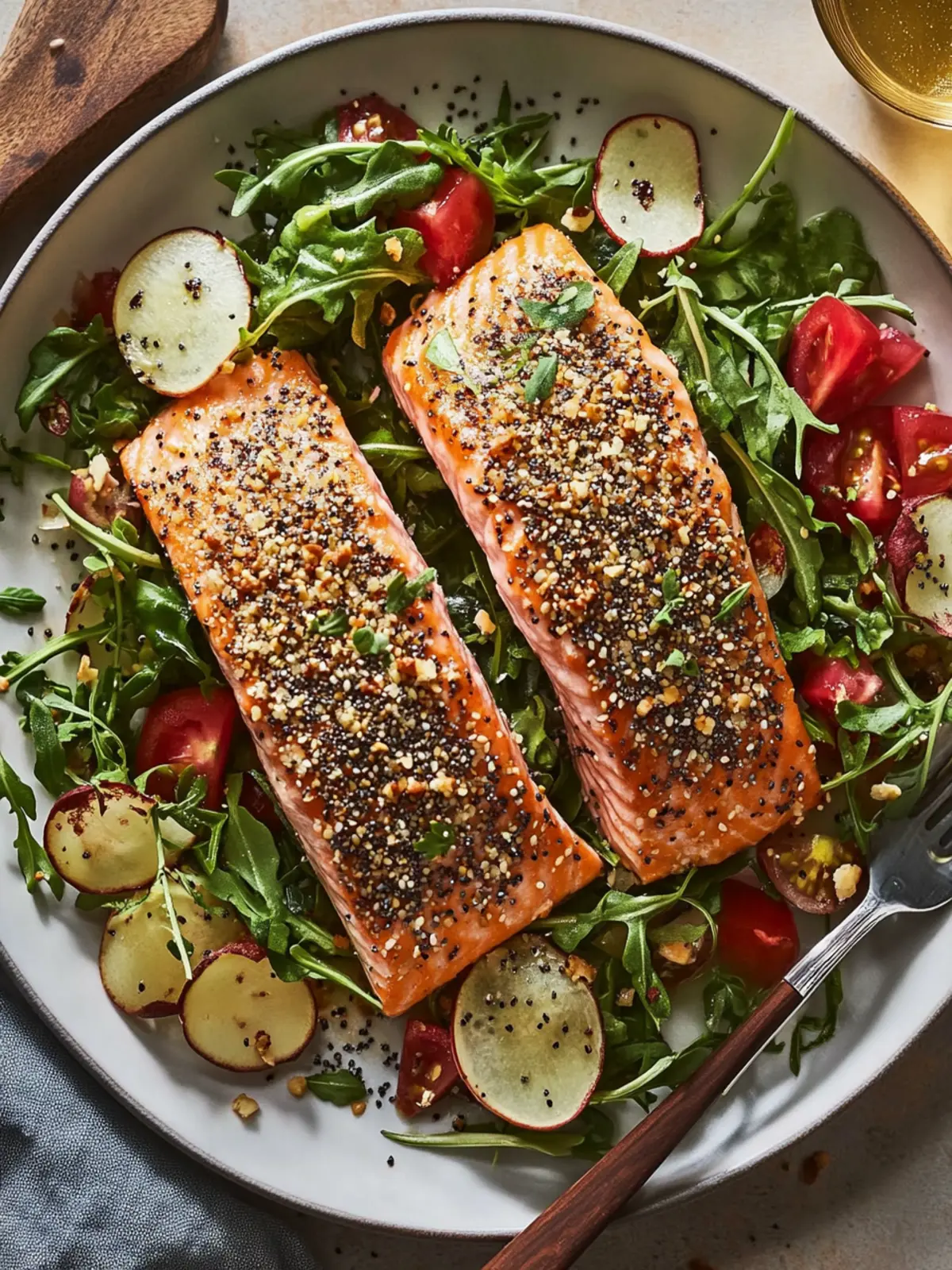 Everything Bagel Crusted Salmon: A Flavor-Packed Weeknight Winner 4 Everything Bagel Crusted Salmon