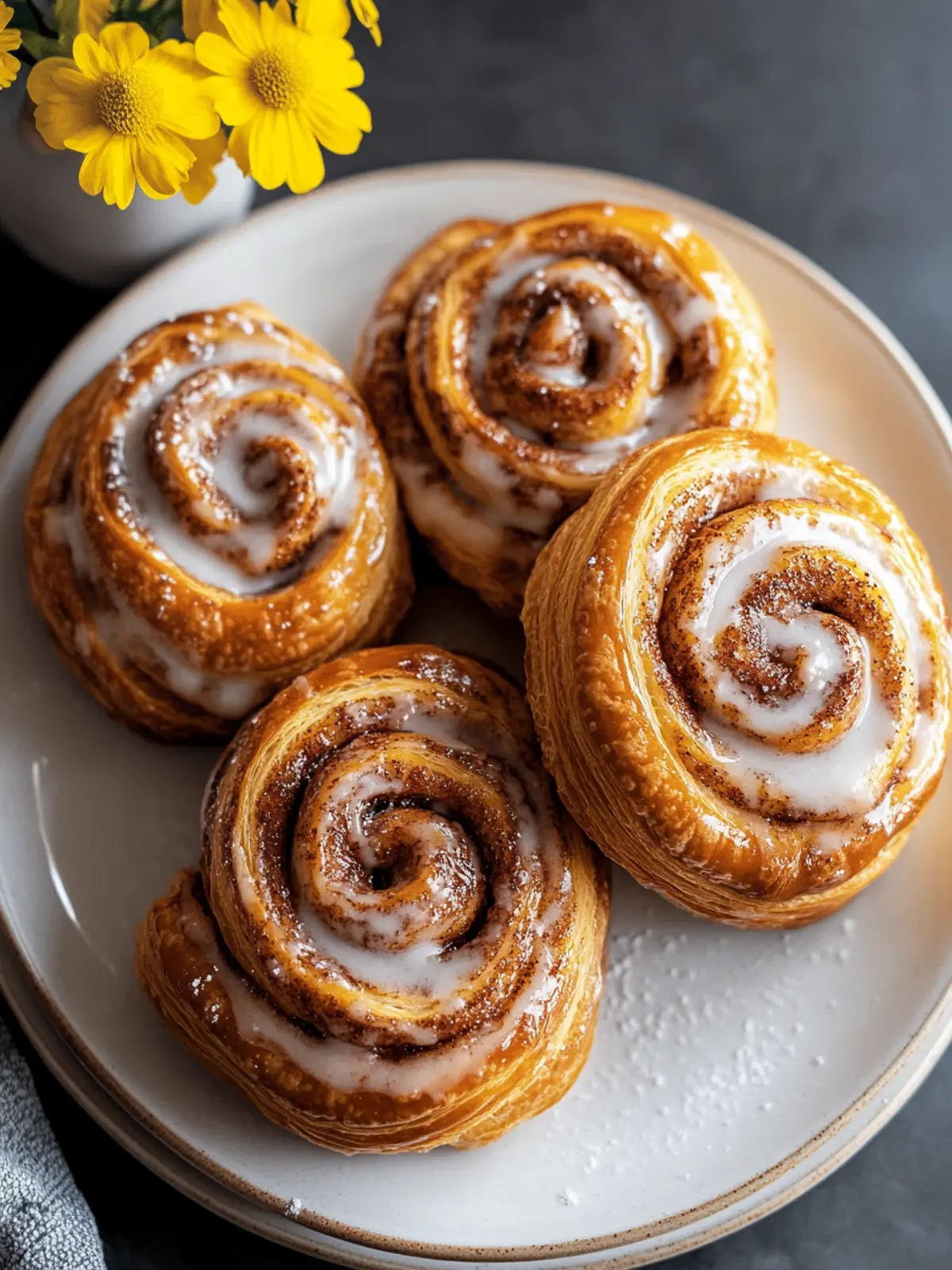 Decadent Croissant Cinnamon Rolls to Elevate Your Breakfast! 4 Croissant Cinnamon Rolls