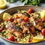 Lemony Mediterranean Chicken and Couscous for Quick Dinners 2 Lemony Mediterranean Chicken and Couscous