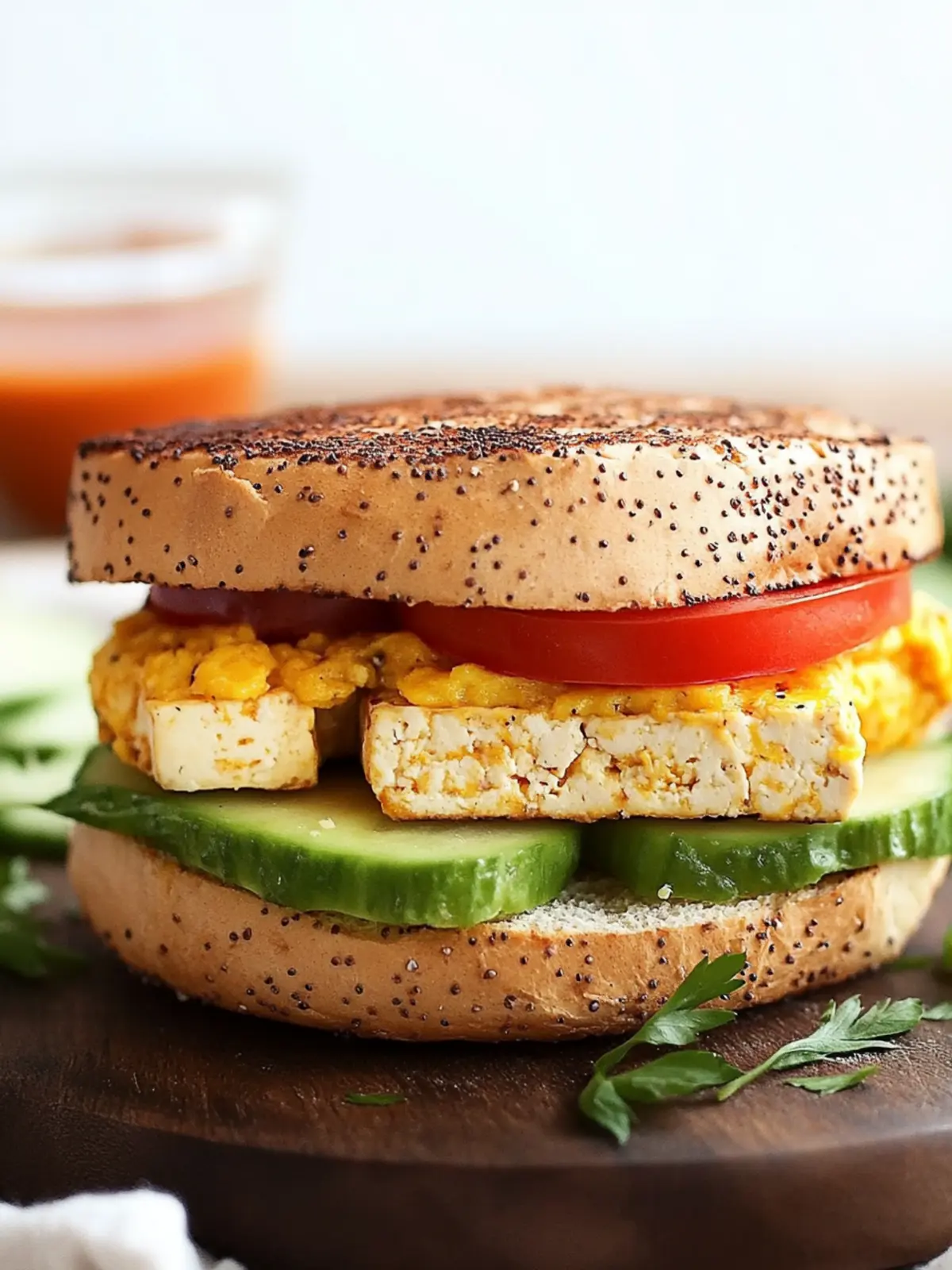Delicious Tofu Breakfast Sandwich for Energizing Mornings 4 Tofu Breakfast Sandwich