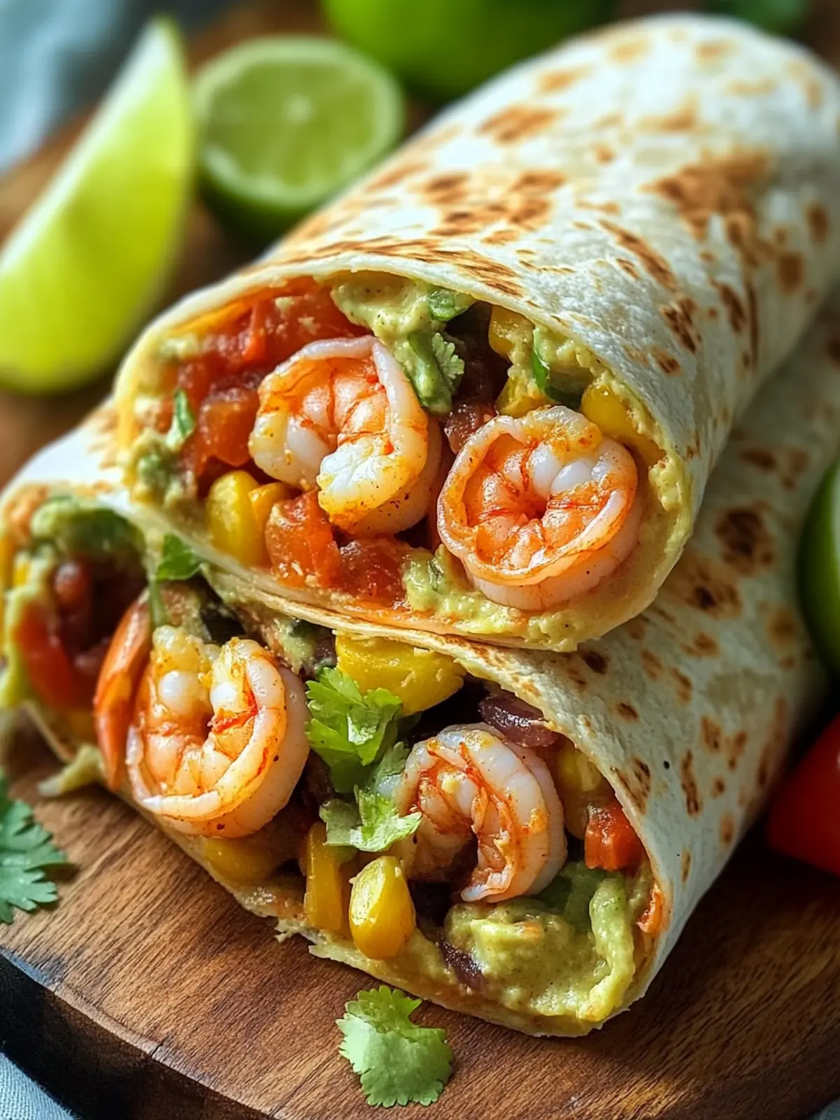 Flavor-Packed Shrimp Burrito: Quick, Easy, and Customizable! 2 Shrimp Burrito