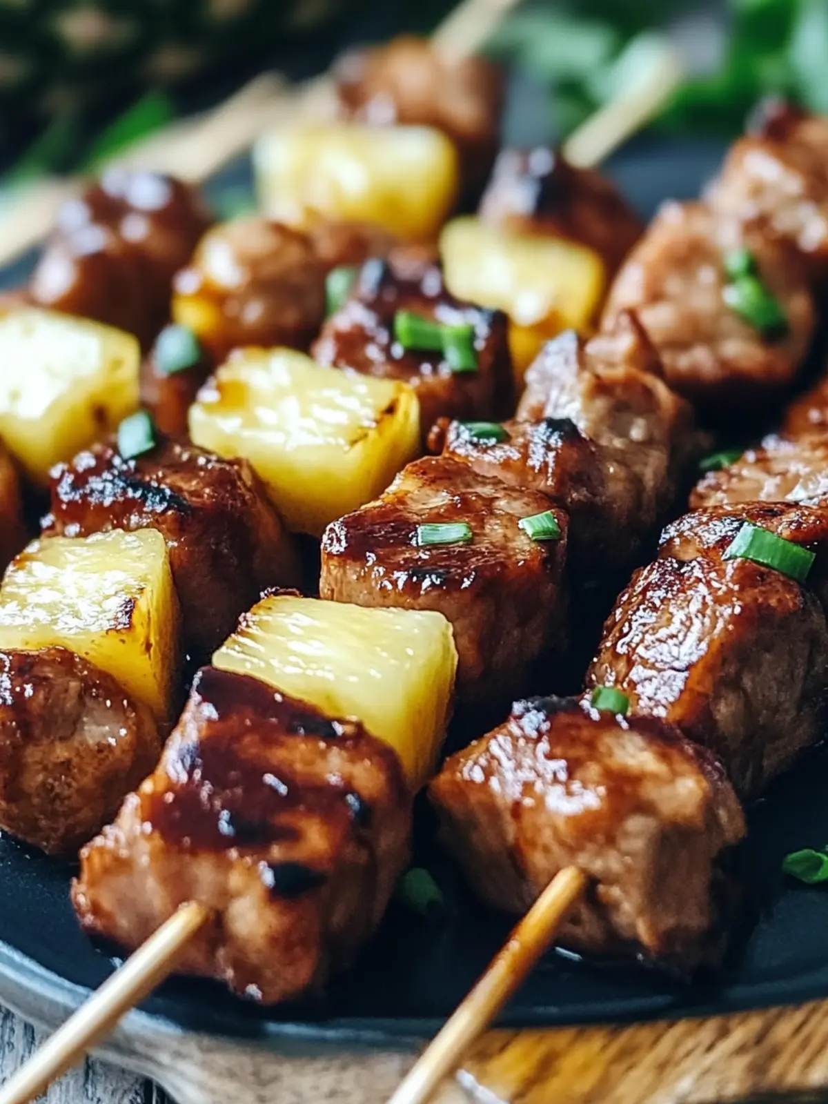 Pineapple BBQ Pork Skewers for Quick Summer Grilling Fun 3 Pineapple BBQ Pork Skewers
