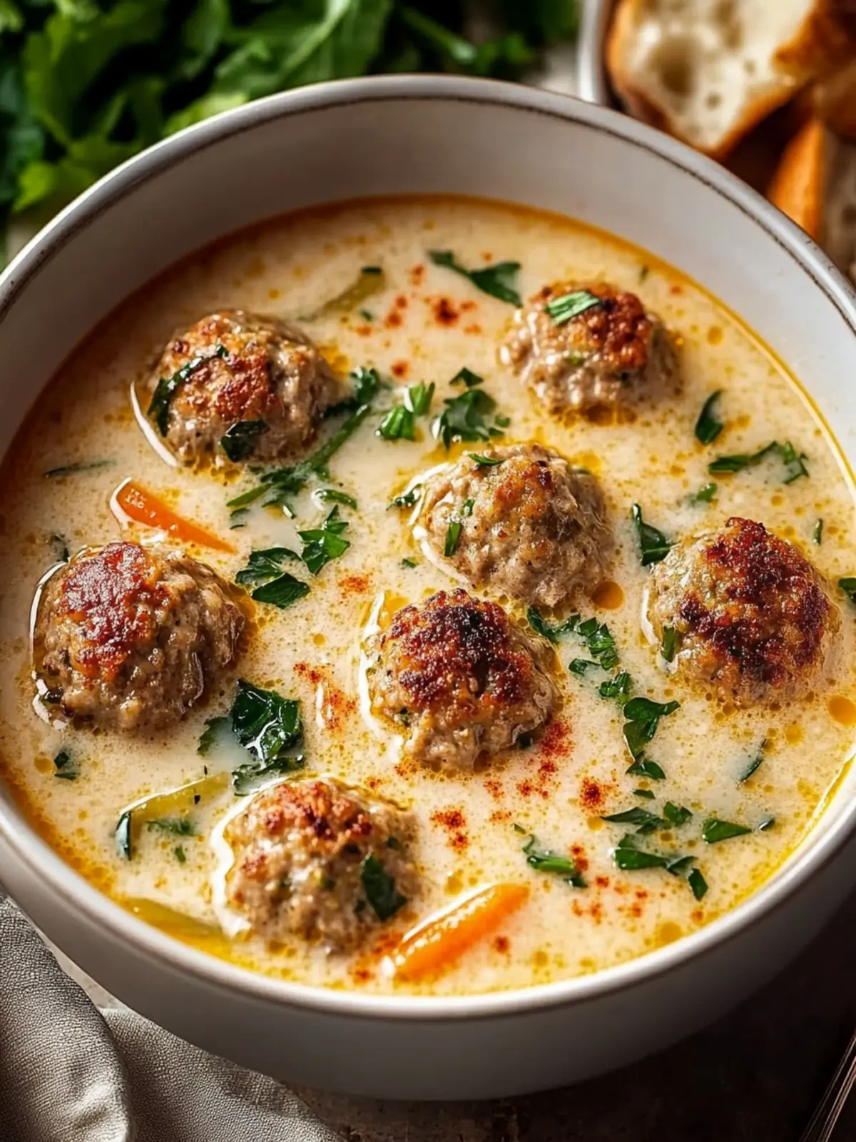 Creamy Italian Meatball Soup Perfect for Cozy Family Nights 3 Creamy Italian Meatball Soup