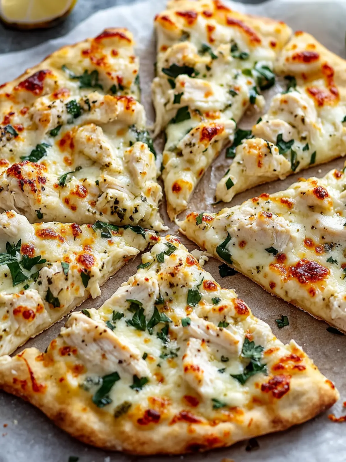 Creamy White Chicken Pizza That's Cozy and Customizable 5 Creamy White Chicken Pizza