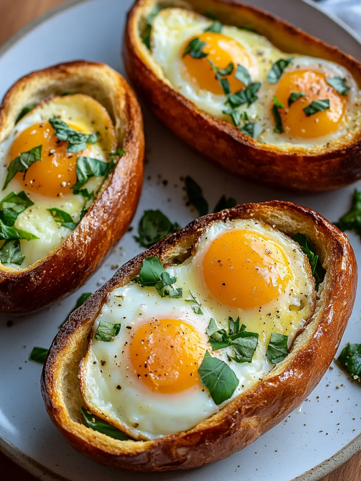 Baked Egg Boats: Your Customizable Breakfast Adventure 5 Baked Egg Boats