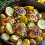 Zesty Lemon Herb Chicken & Potatoes: Effortless Family Meal 6 Lemon Herb Chicken & Potatoes