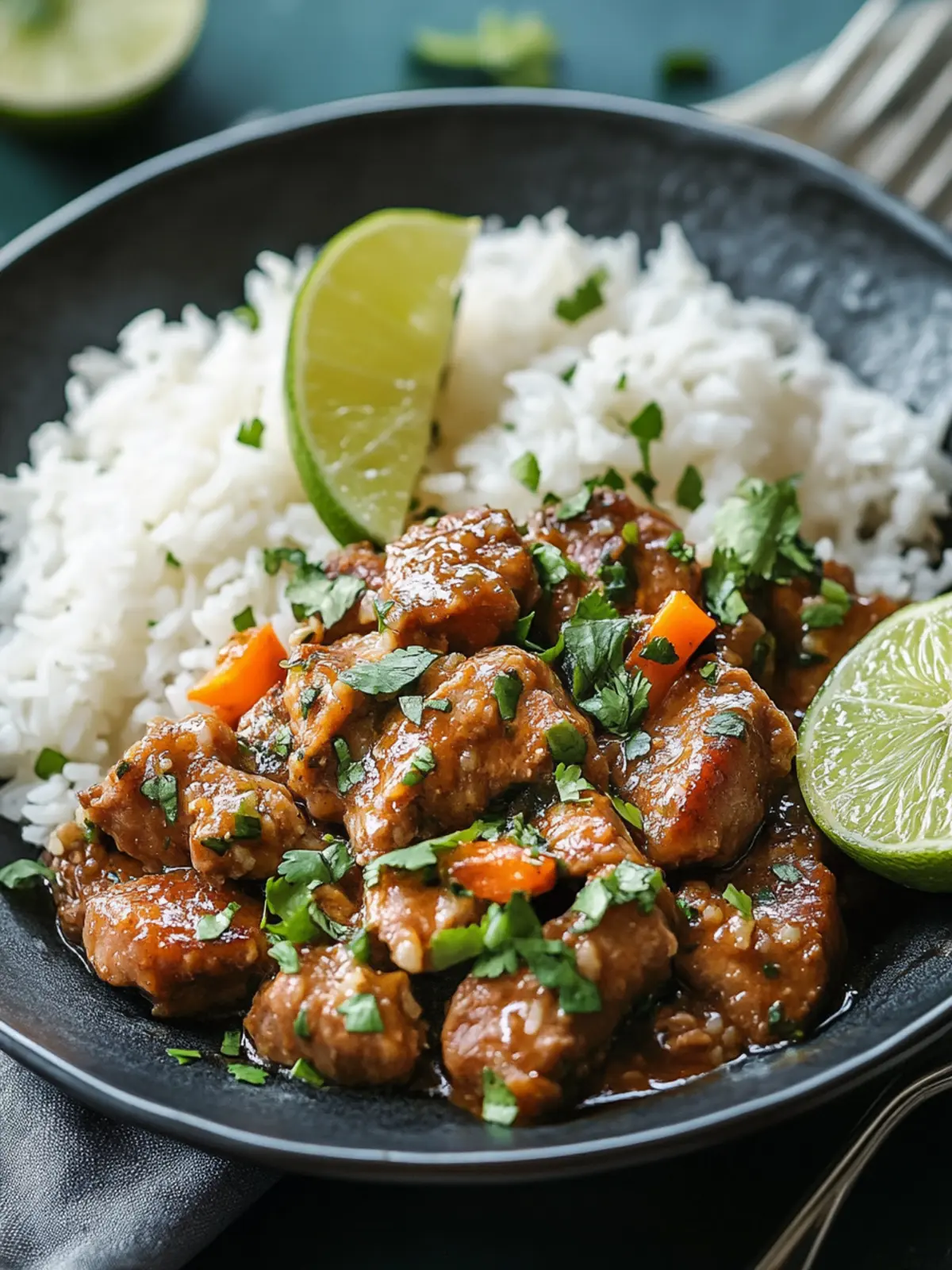 Ginger Lime Pork with Coconut Rice for a Tropical Delight 5 Ginger Lime Pork with Coconut Rice