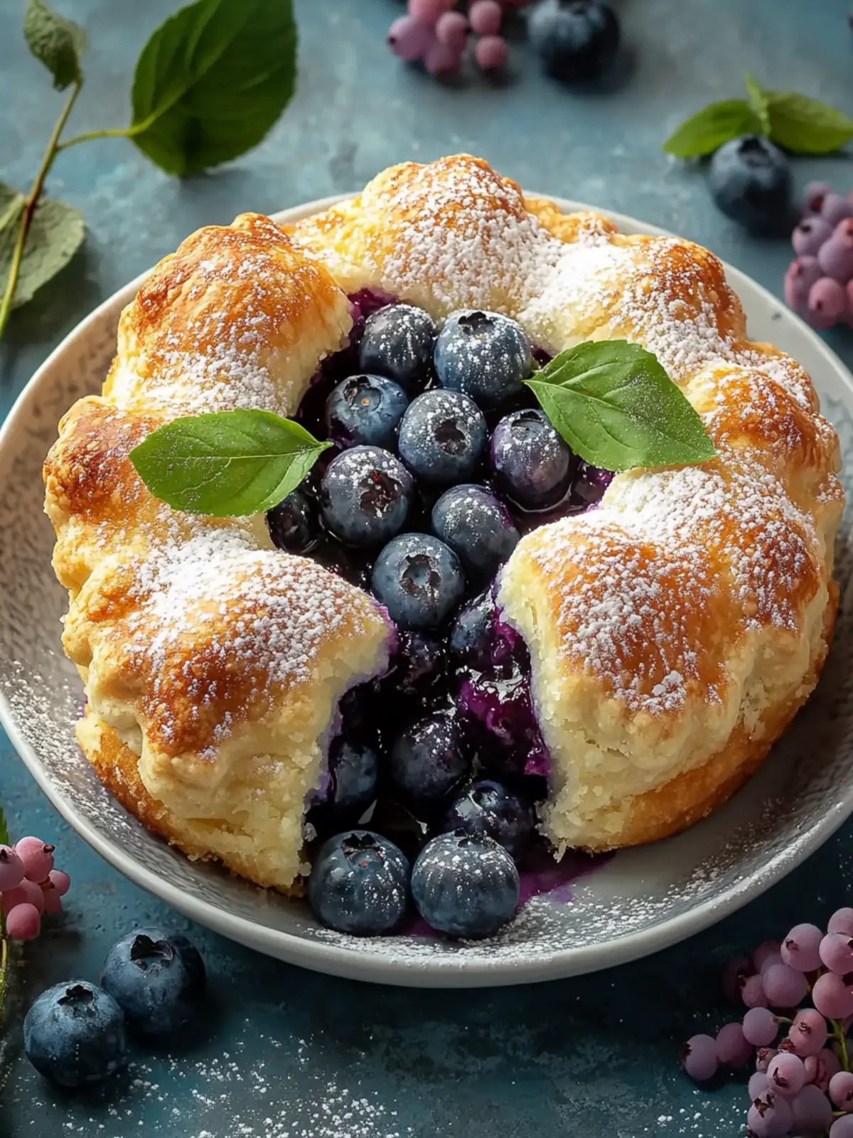 Blueberry Pie Bombs: Sweet Bites That Burst with Flavor 2 Blueberry Pie Bombs