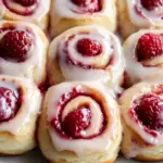 Raspberry Cinnamon Rolls with Lemon Glaze for Sweet Moments 8 Raspberry Cinnamon Rolls with Lemon Glaze