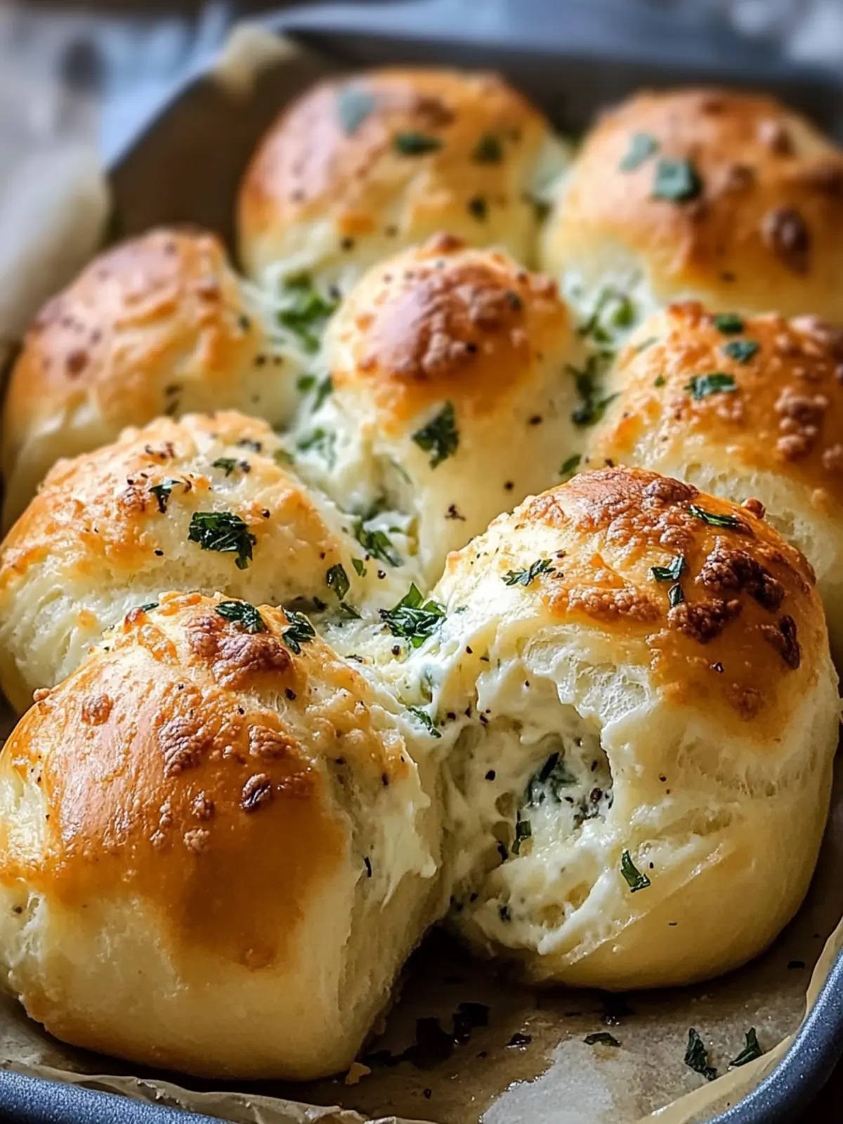 Savory Stuffed Garlic Cream Cheese Rolls for Quick Appetizers 4 Stuffed Garlic Cream Cheese Rolls