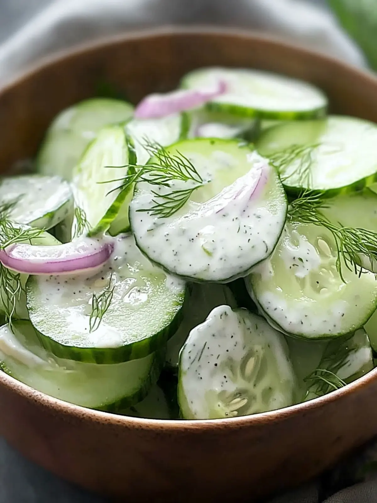 Refreshing Creamy Cucumber Salad for Effortless Summer Meals 2 Creamy Cucumber Salad
