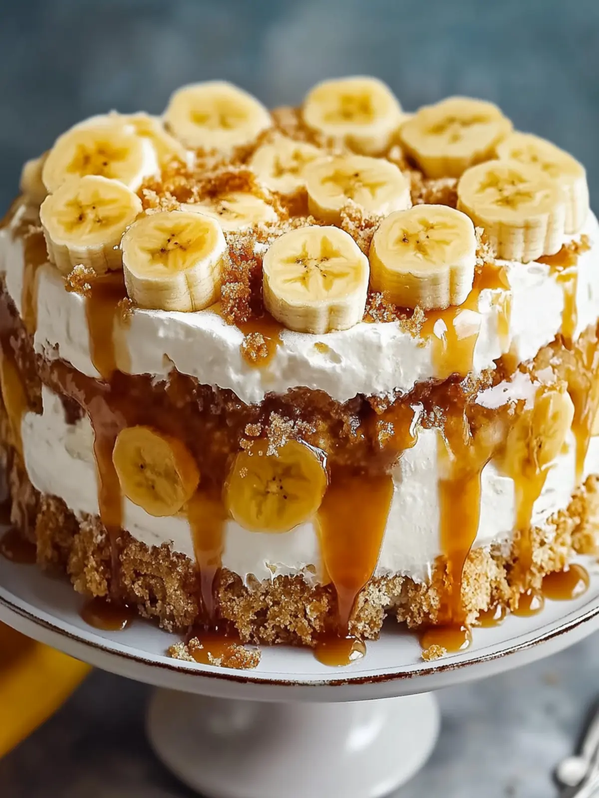 Indulge in Bananas Foster Poke Cake for a Sweet Surprise 4 Bananas Foster Poke Cake