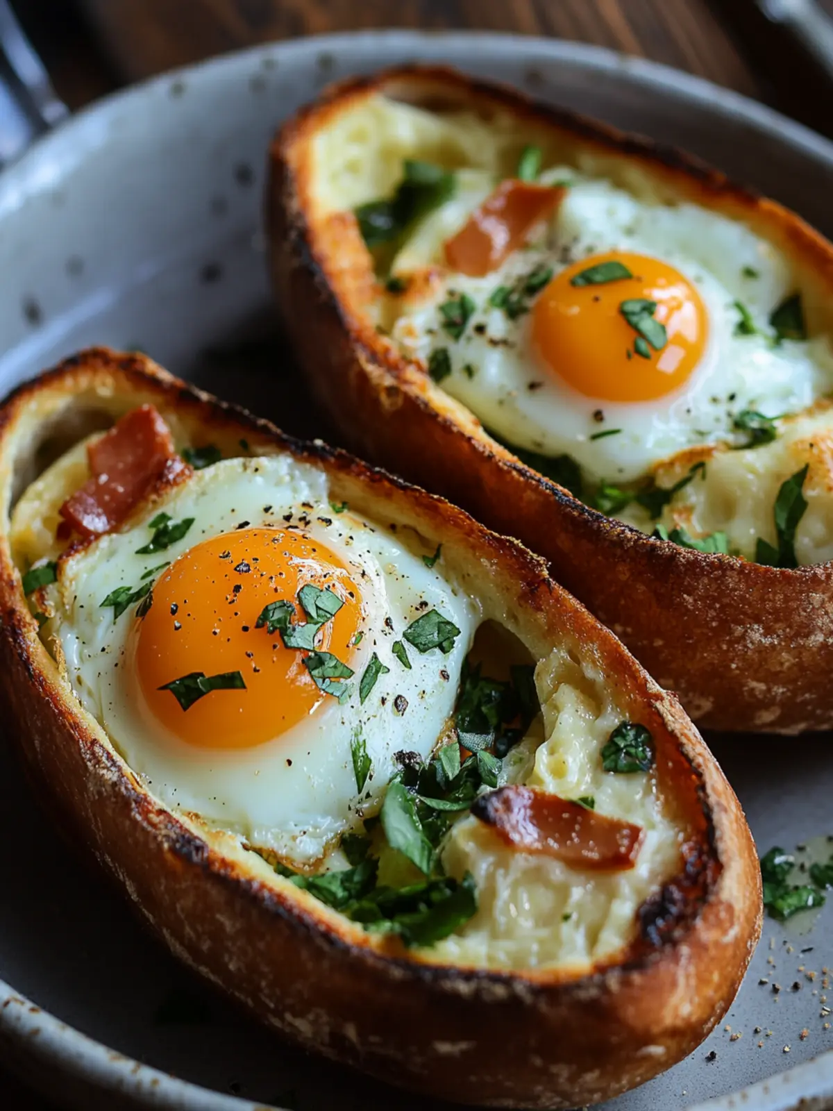 Baked Egg Boats: Your Customizable Breakfast Adventure 4 Baked Egg Boats