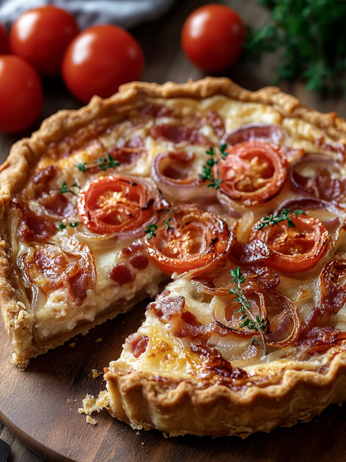 Bacon Onion Tomato Pie: A Savory Comfort Food Delight 5 Bacon Onion Tomato Pie