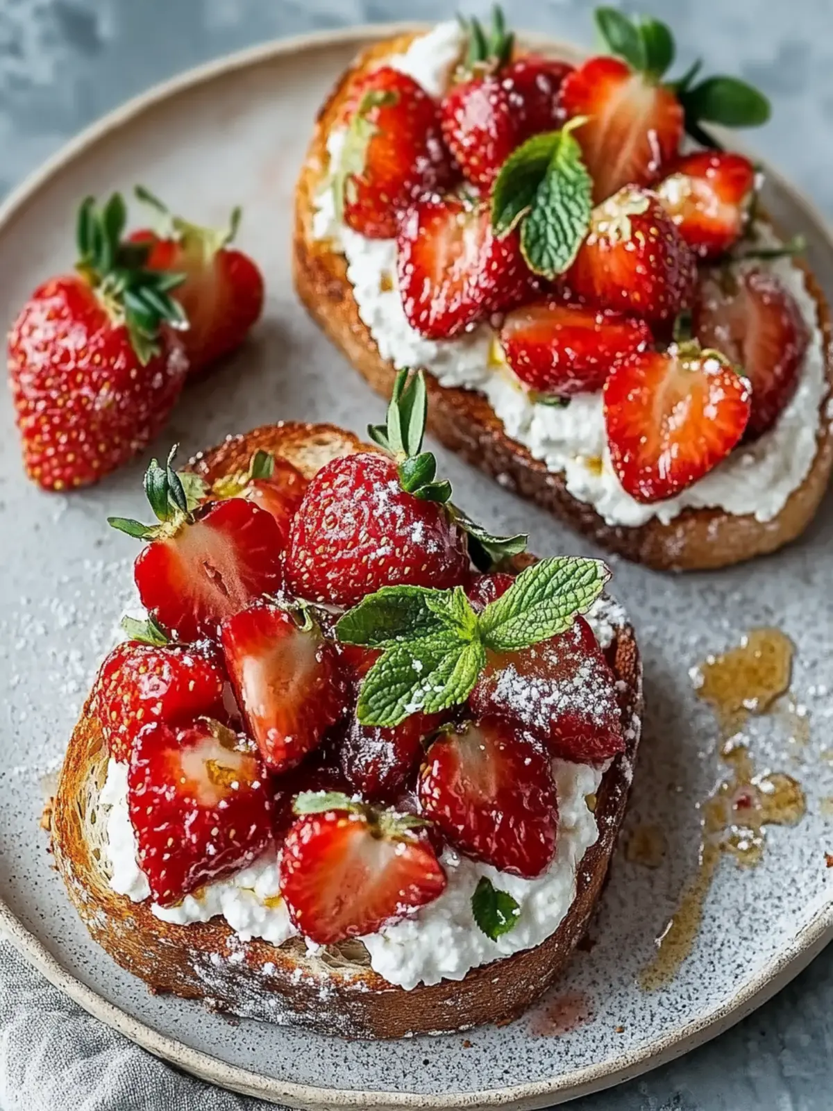 Delicious Roasted Strawberry Ricotta Toast for Joyful Mornings 4 Roasted Strawberry Ricotta Toast