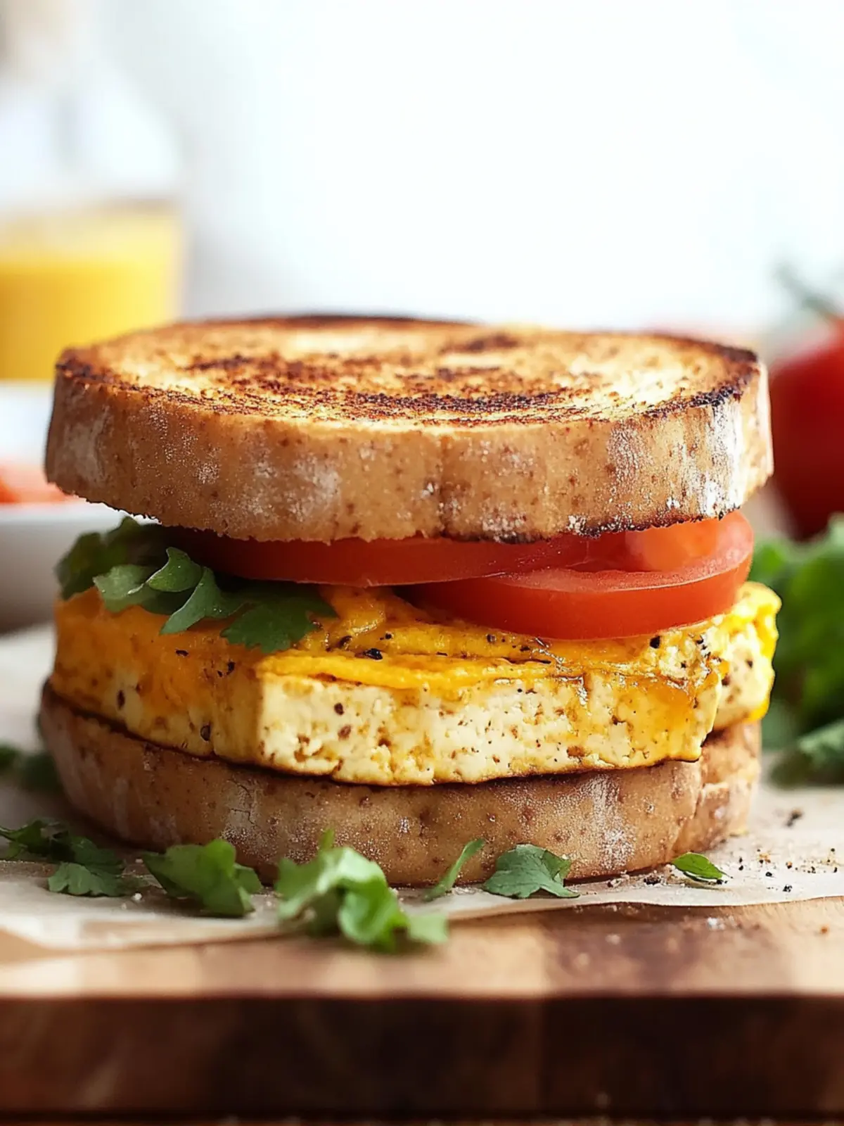 Delicious Tofu Breakfast Sandwich for Energizing Mornings 5 Tofu Breakfast Sandwich