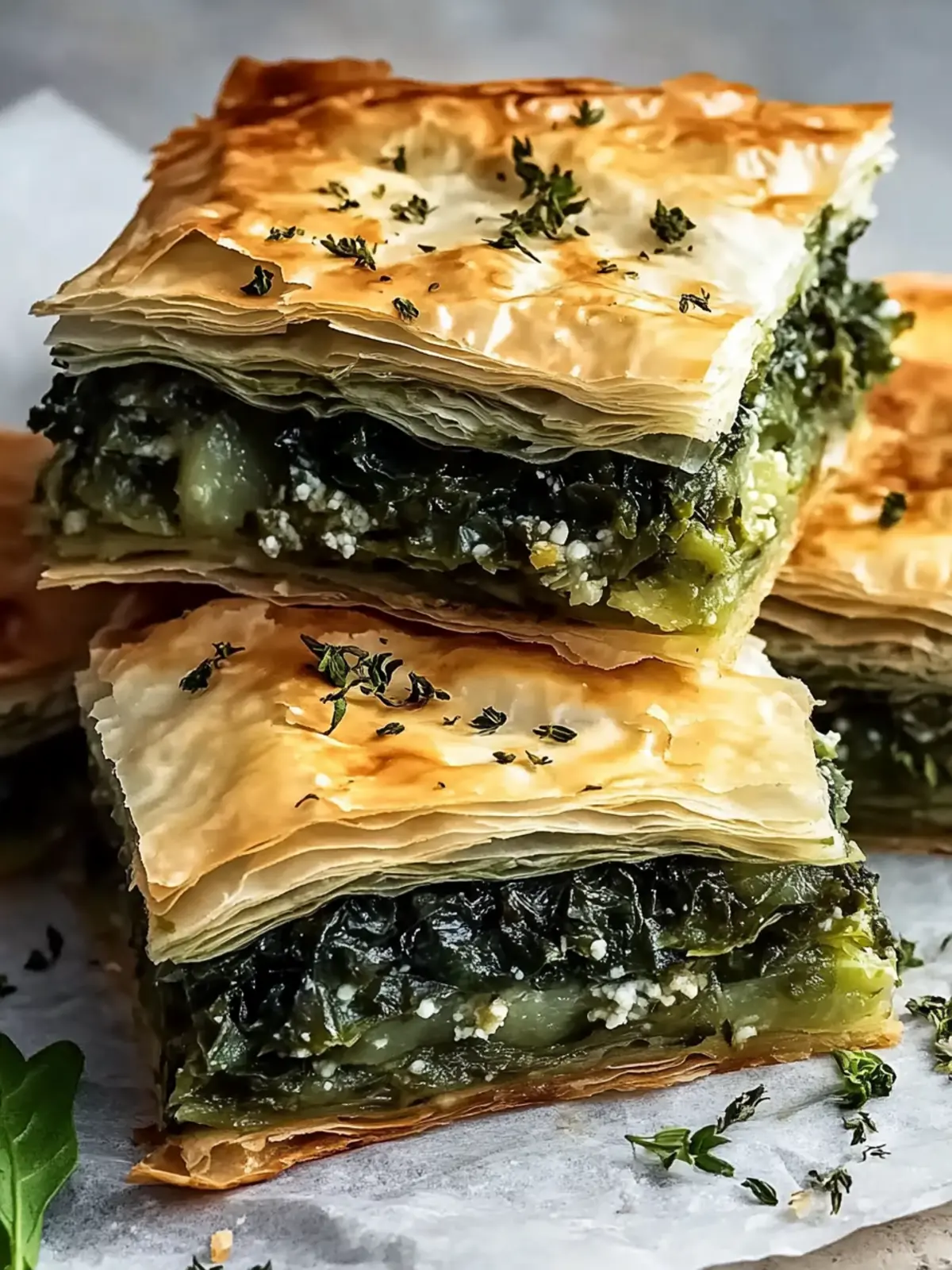 Delicious Greek Spanakopita: Crispy, Creamy, and Gluten-Free! 2 Greek Spanakopita