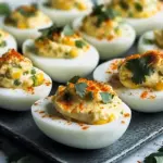 Zesty Mexican Street Corn Deviled Eggs for Fun Gatherings 8 Mexican Street Corn Deviled Eggs