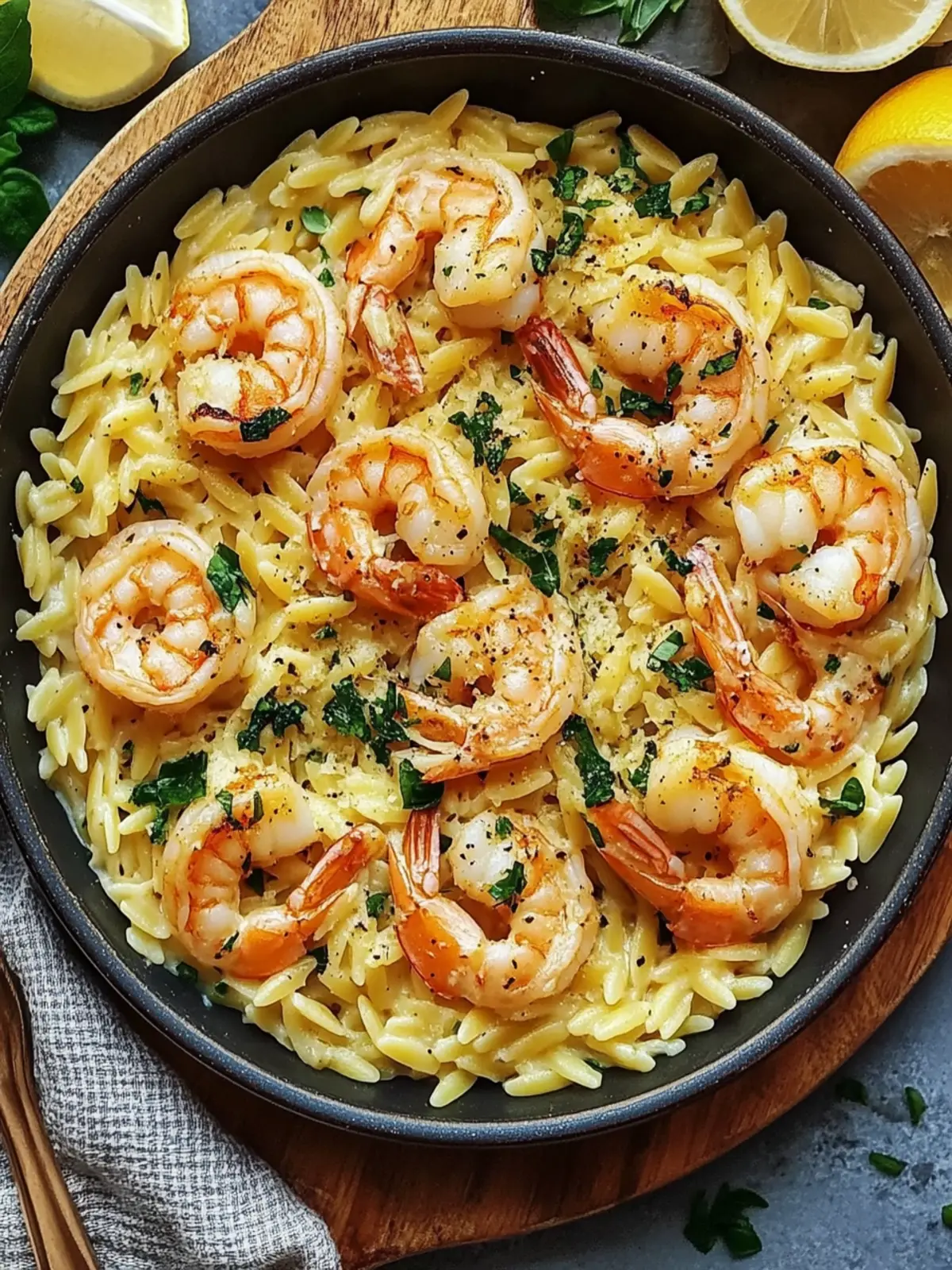 One Pan Parmesan Orzo with Shrimp: Quick, Creamy Perfection 5 One Pan Parmesan Orzo with Shrimp