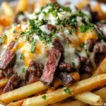 Steak & Cheese Loaded Fries: Ultimate Comfort Food Delight 8 Steak & Cheese Loaded Fries