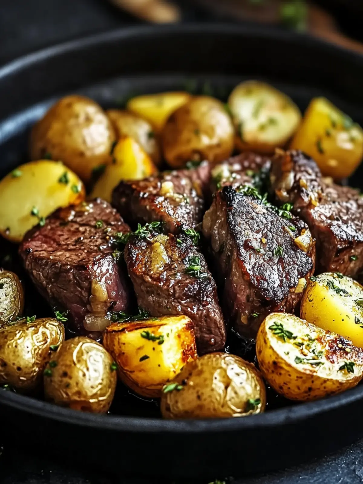 Garlic Butter Steak with Potatoes: Your New Comfort Food Delight 3 Garlic Butter Steak with Potatoes