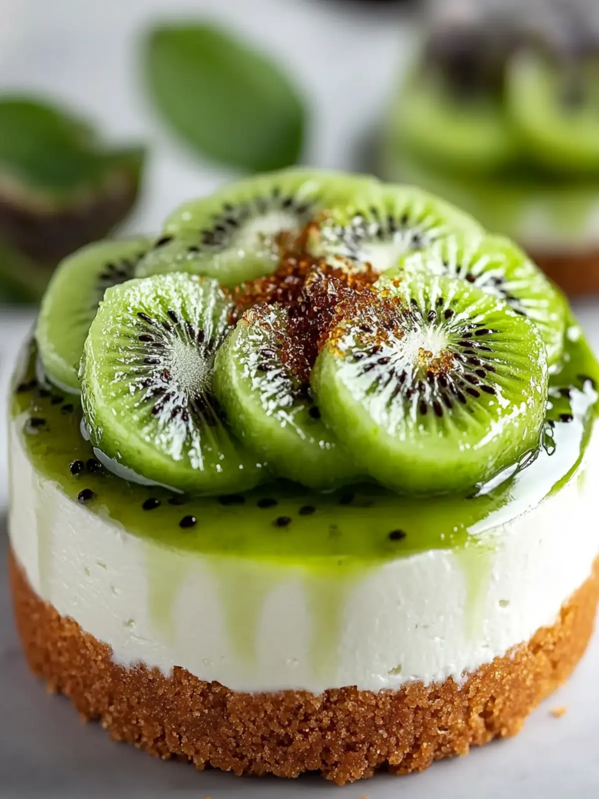 Creamy No-Bake Kiwi Cheesecake: Refresh Your Dessert Game 3 No-Bake Kiwi Cheesecake