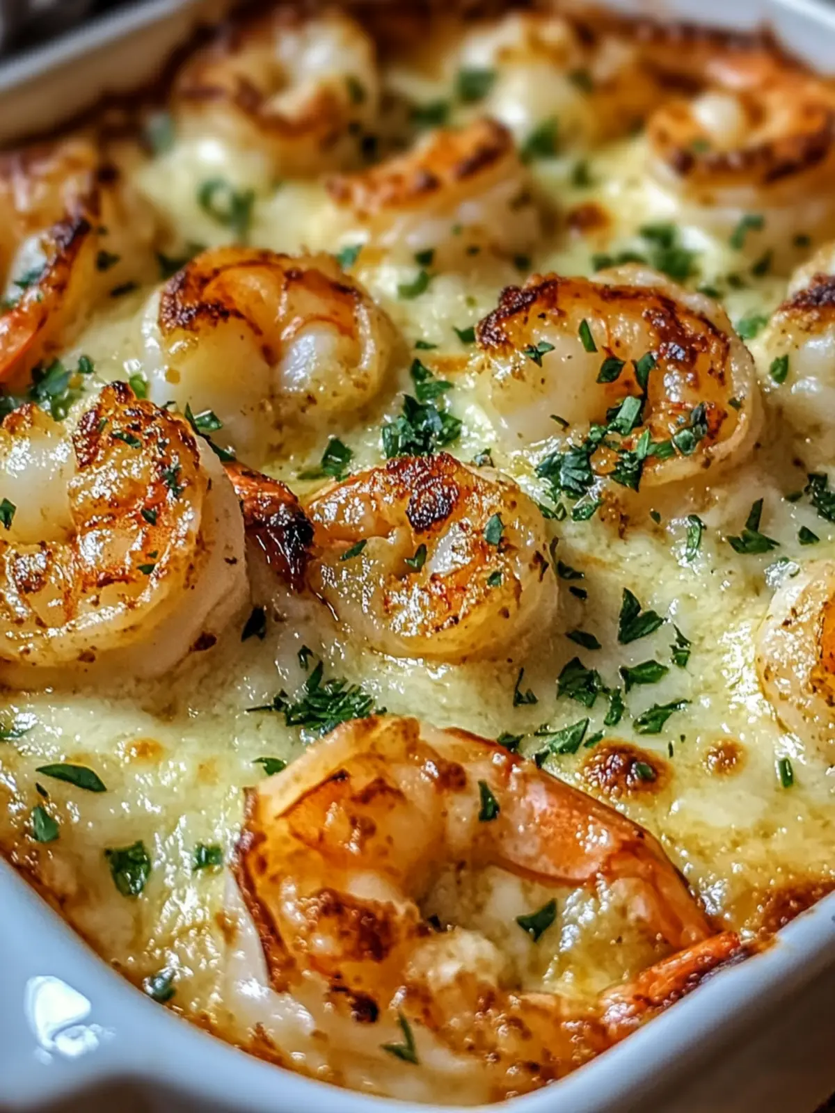 Garlic Butter & Cheese Shrimp Bake: Quick Low-Carb Bliss 2 Garlic Butter & Cheese Shrimp Bake