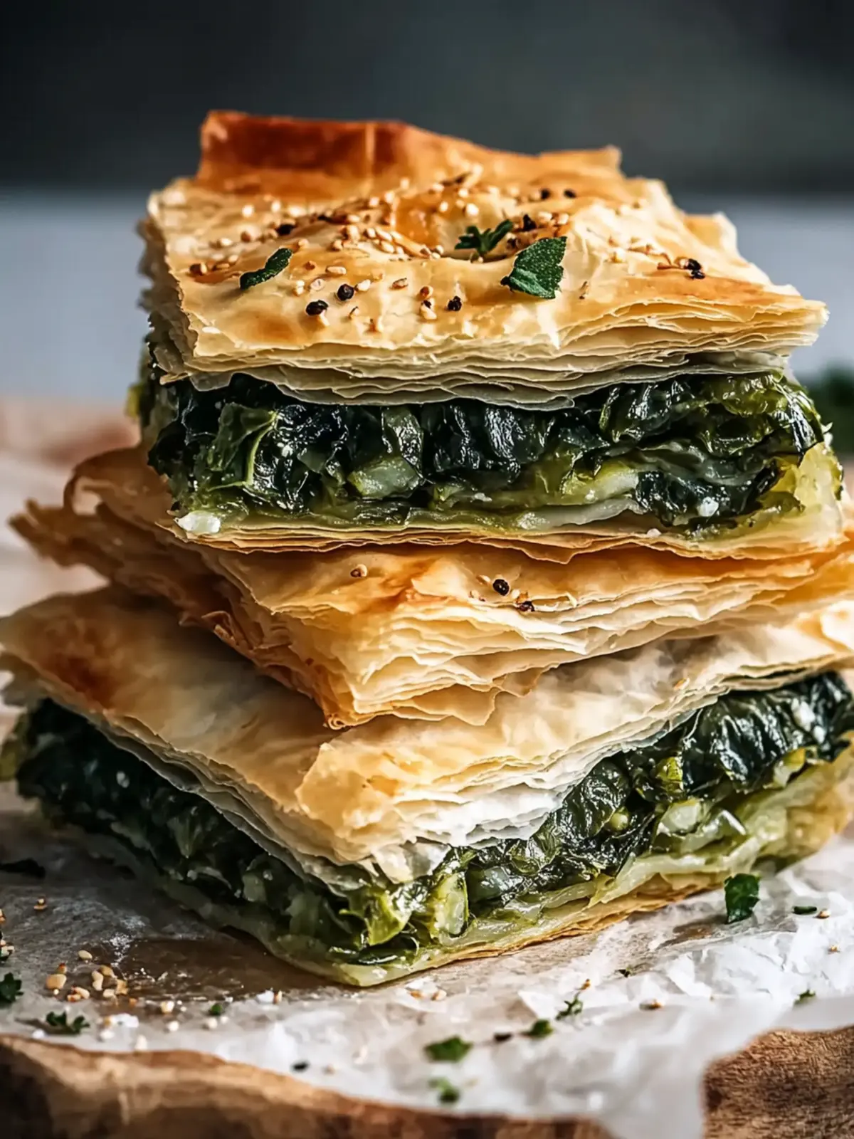 Delicious Greek Spanakopita: Crispy, Creamy, and Gluten-Free! 3 Greek Spanakopita