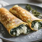 Savory Ricotta & Spinach Stuffed Crêpes for a Cozy Brunch 2 Savory Ricotta & Spinach Stuffed Crêpes