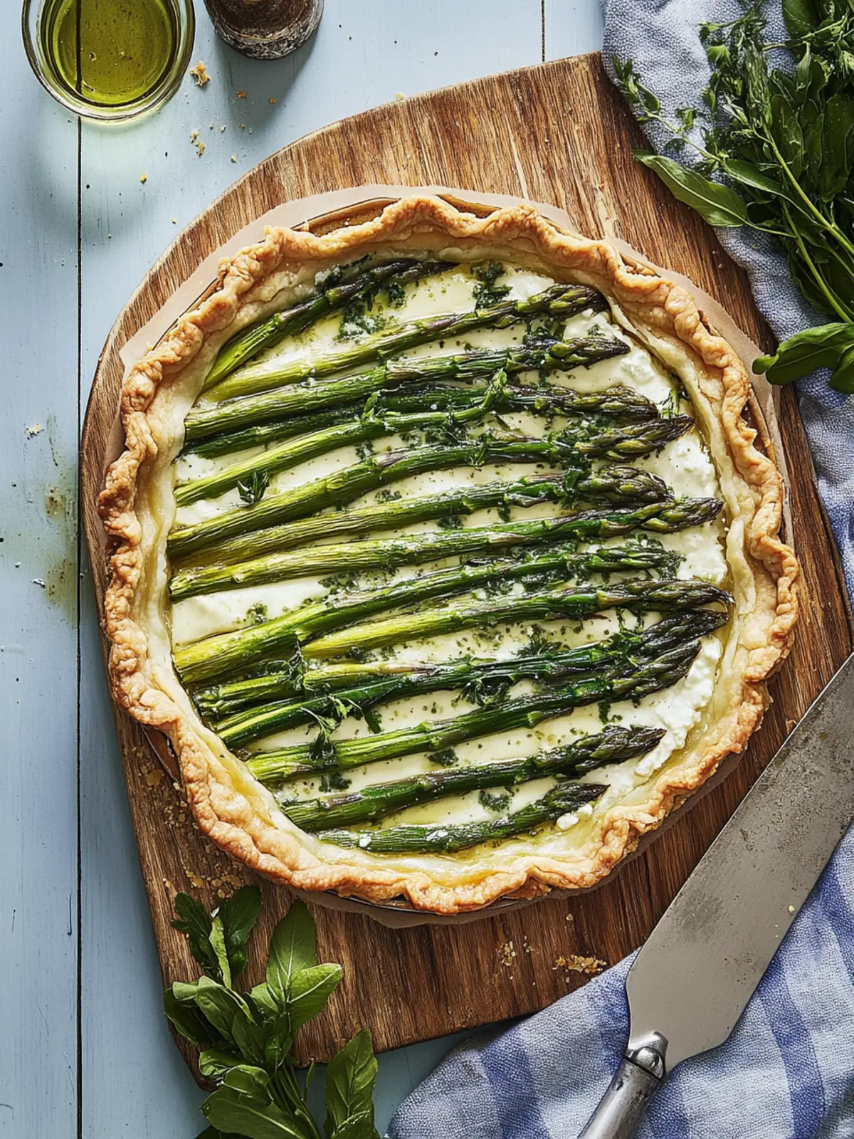 Asparagus and Ricotta Tart: A Flaky, Flavor-Packed Delight 3 Asparagus and Ricotta Tart