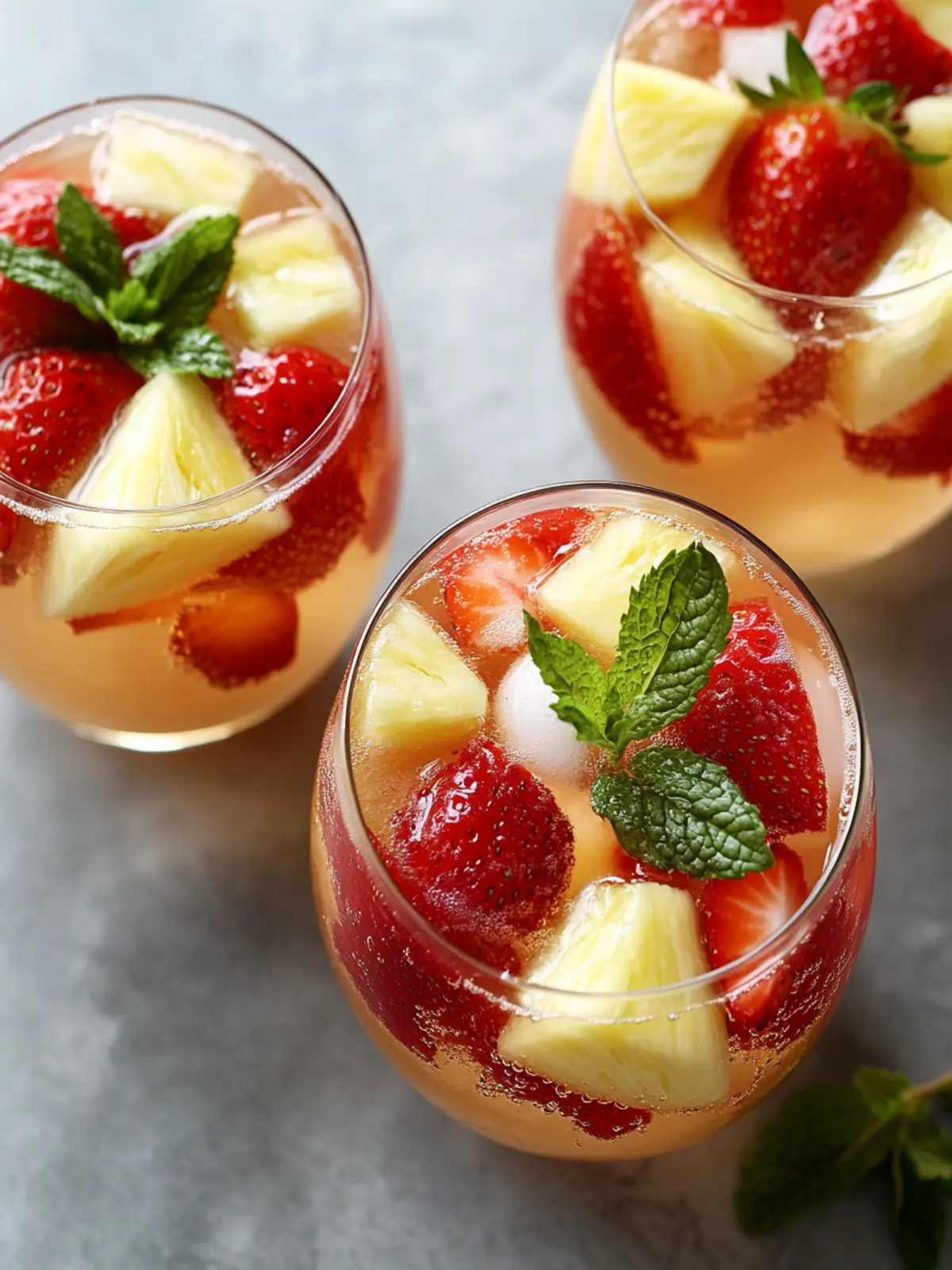 Delightful Strawberry Pineapple Wine Punch for Your Next Party 5 Strawberry Pineapple Wine Punch