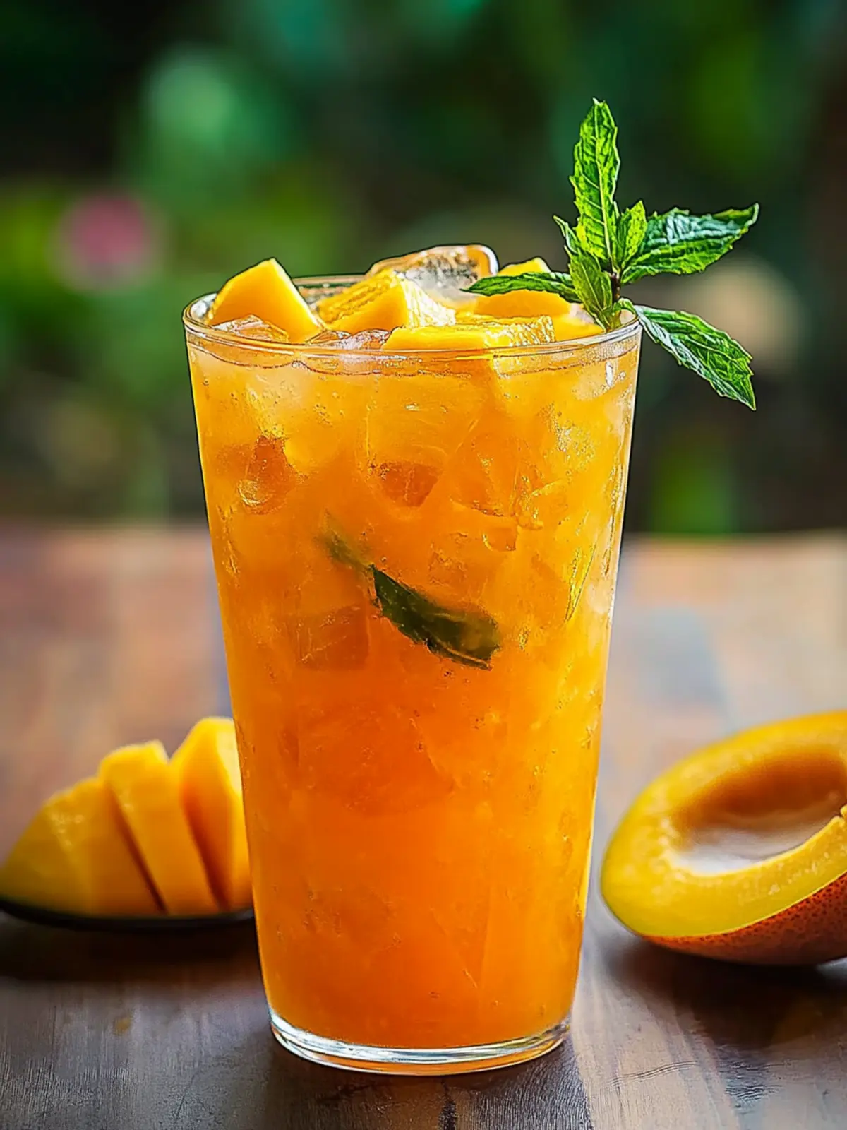 Homemade Mango Iced Tea – Refreshingly Fruity Summer Sipper 3 Homemade Mango Iced Tea – Fresh & Fruity!