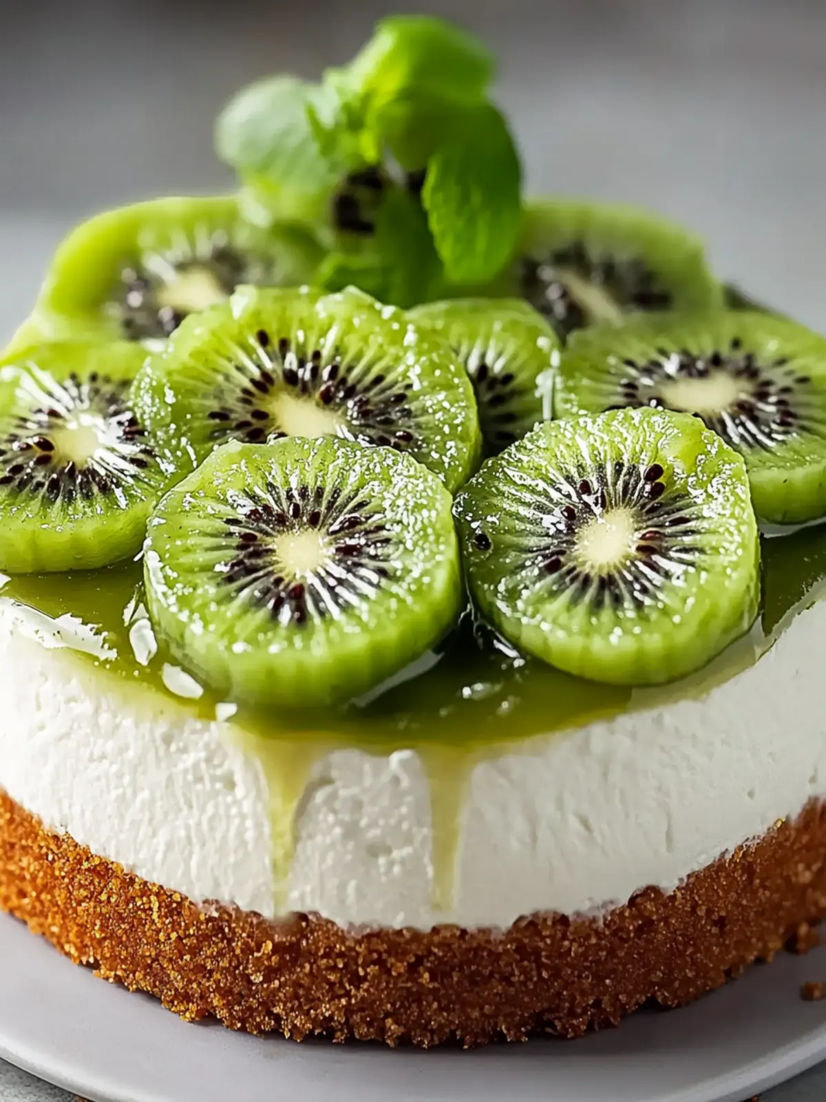 Creamy No-Bake Kiwi Cheesecake: Refresh Your Dessert Game 2 No-Bake Kiwi Cheesecake