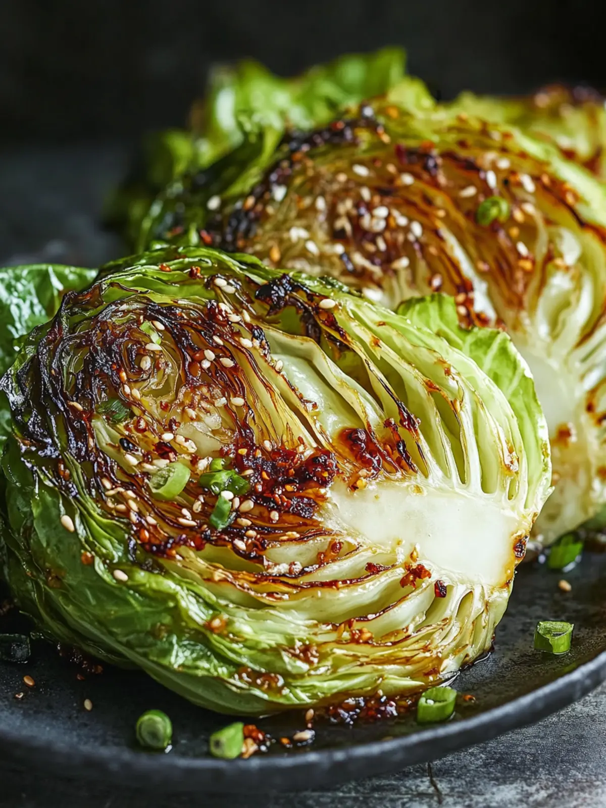 Charred Cabbage with Ssamjang Butter for Gourmet Home Dining 3 Charred Cabbage with Ssamjang Butter