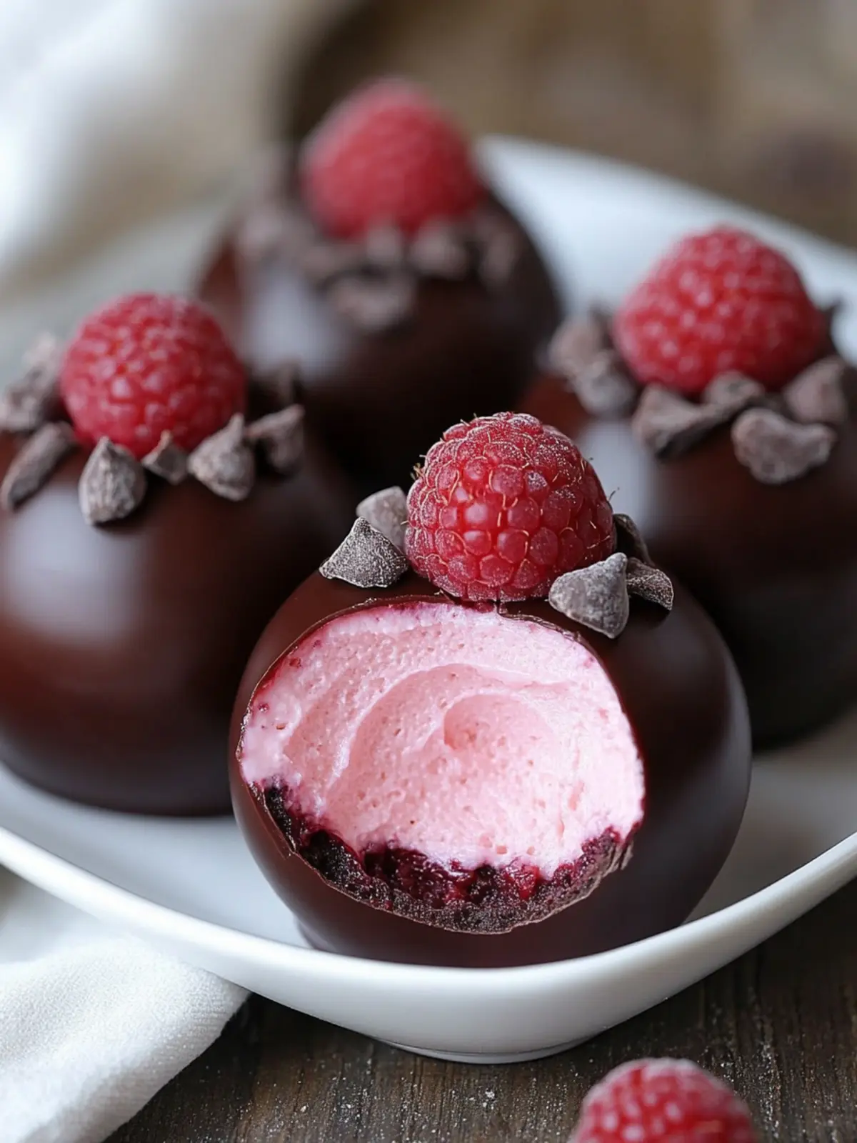 Decadent Chocolate Raspberry Mousse Domes to Wow Your Guests 2 Chocolate Raspberry Mousse Domes