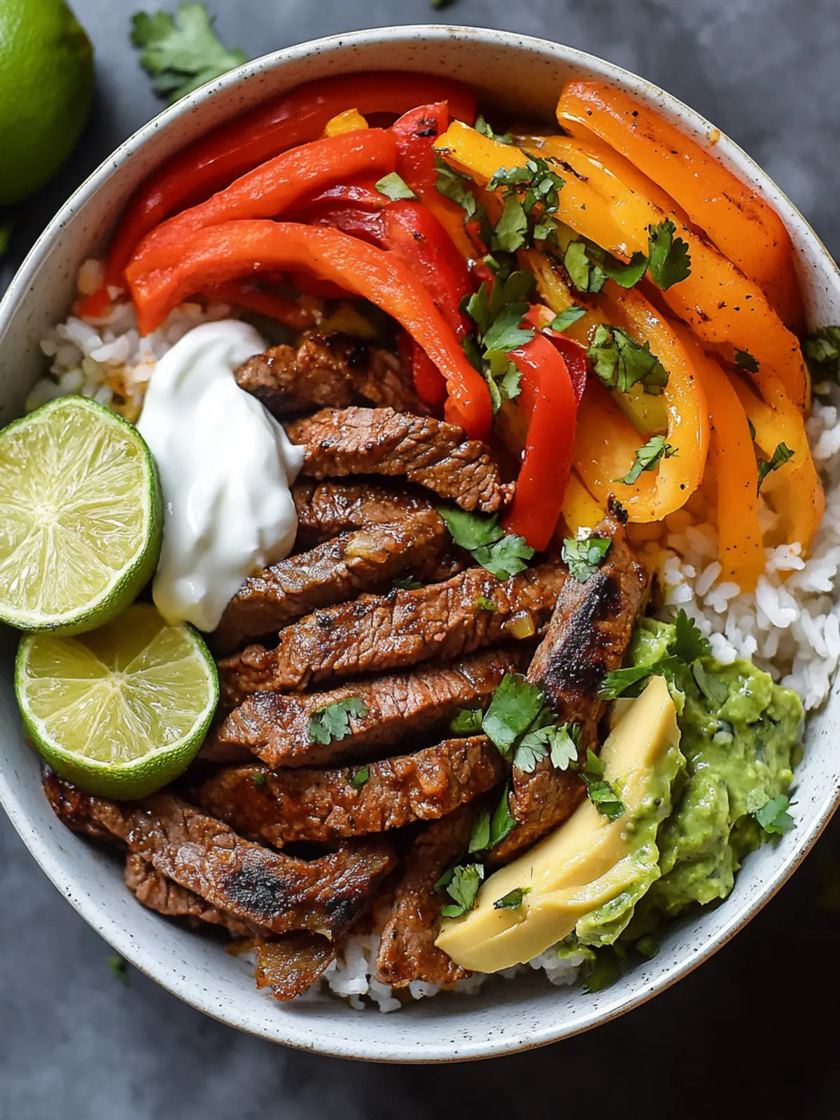 Steak Fajita Power Bowls: A Flavorful Meal Prep Favorite 4 Steak Fajita Power Bowls