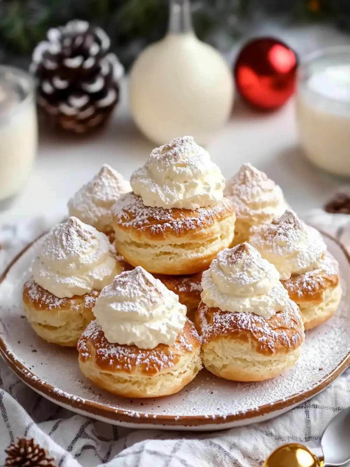 Eggnog Cream Puff Delight: Holiday Joy in Every Bite 3 Eggnog Cream Puff Delight