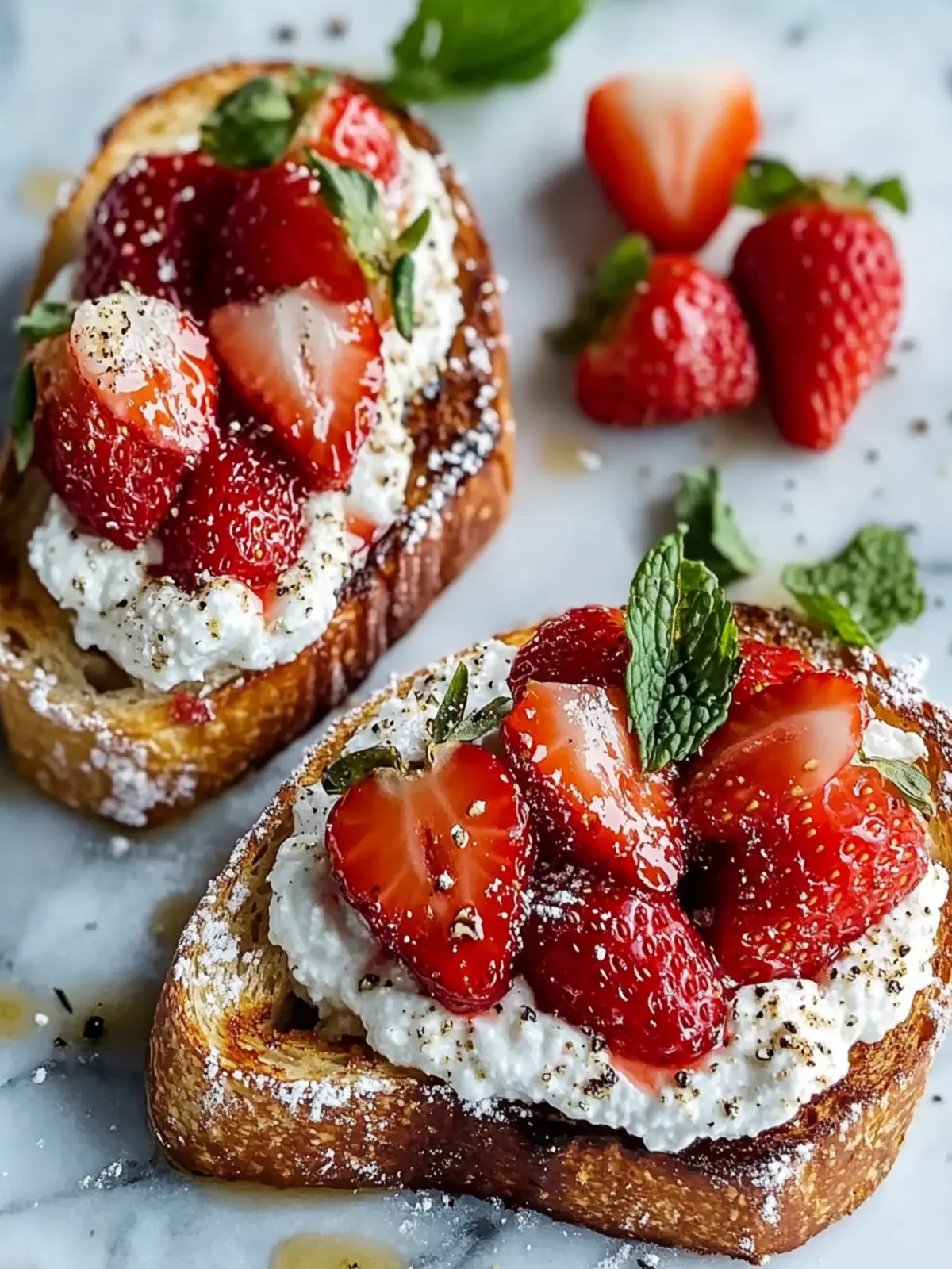 Delicious Roasted Strawberry Ricotta Toast for Joyful Mornings 2 Roasted Strawberry Ricotta Toast
