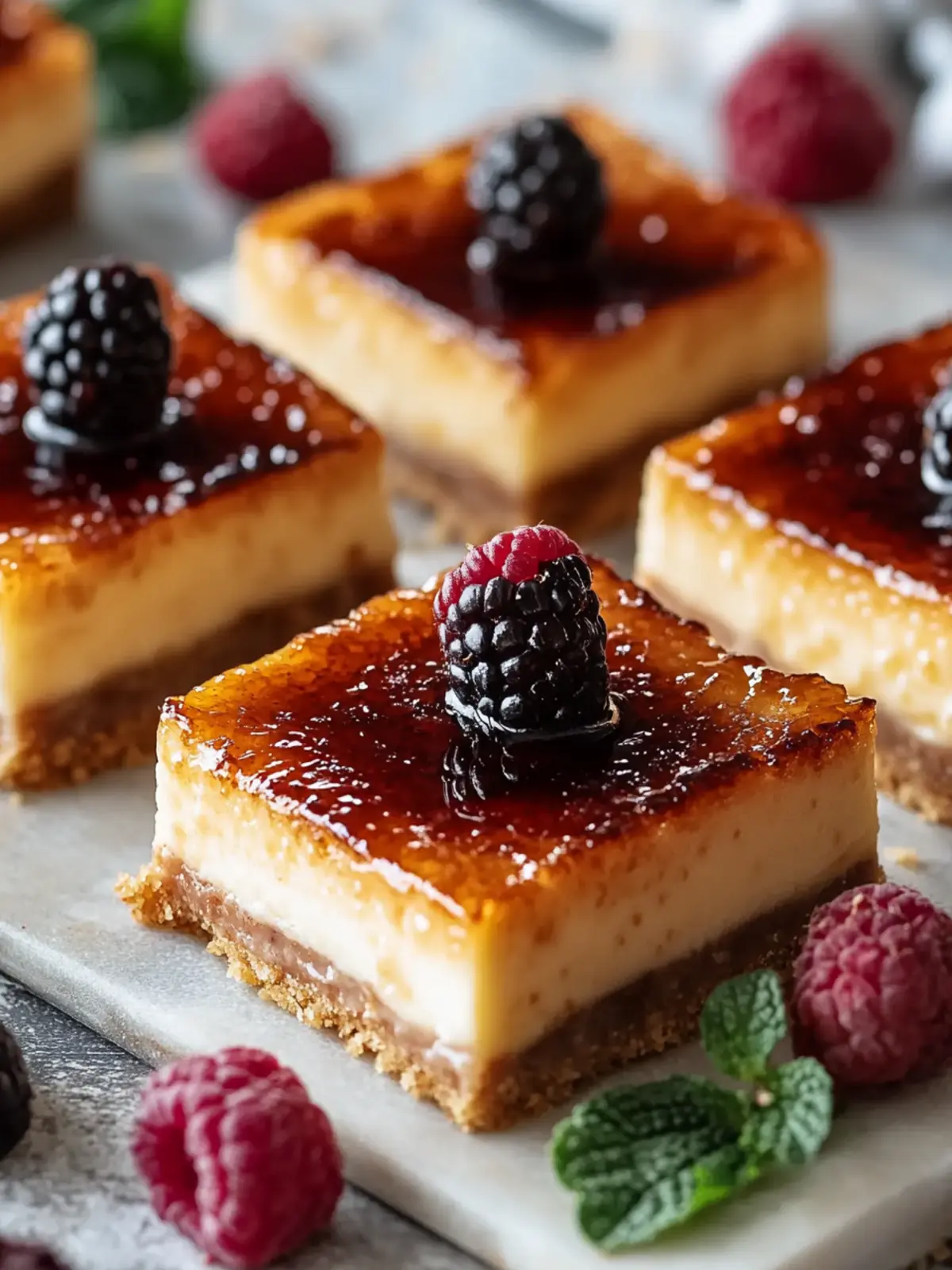 Crème Brûlée Cheesecake Bars: Irresistibly Creamy Delight 4 Crème Brûlée Cheesecake Bars