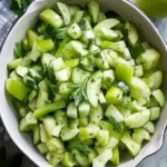 Crunchy Cucumber Celery Salad with Green Apple in 15 Minutes 5 Crunchy Cucumber Celery Salad with Green Apple